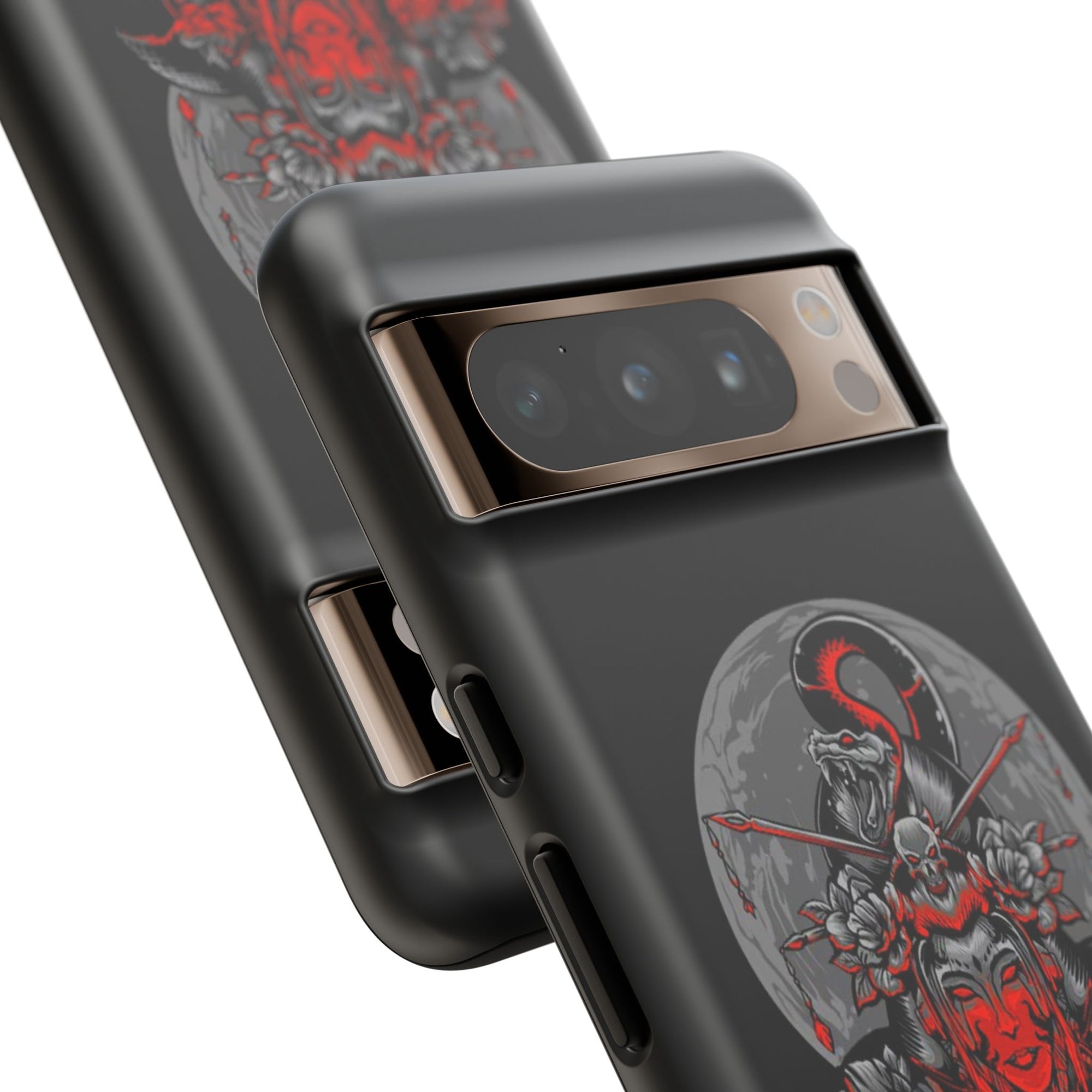 Tough Cases for iPhone, Dragon & Warrior Design, Durable Phone Protection, Perfect Gift for Tech Lovers, Unique Gifting