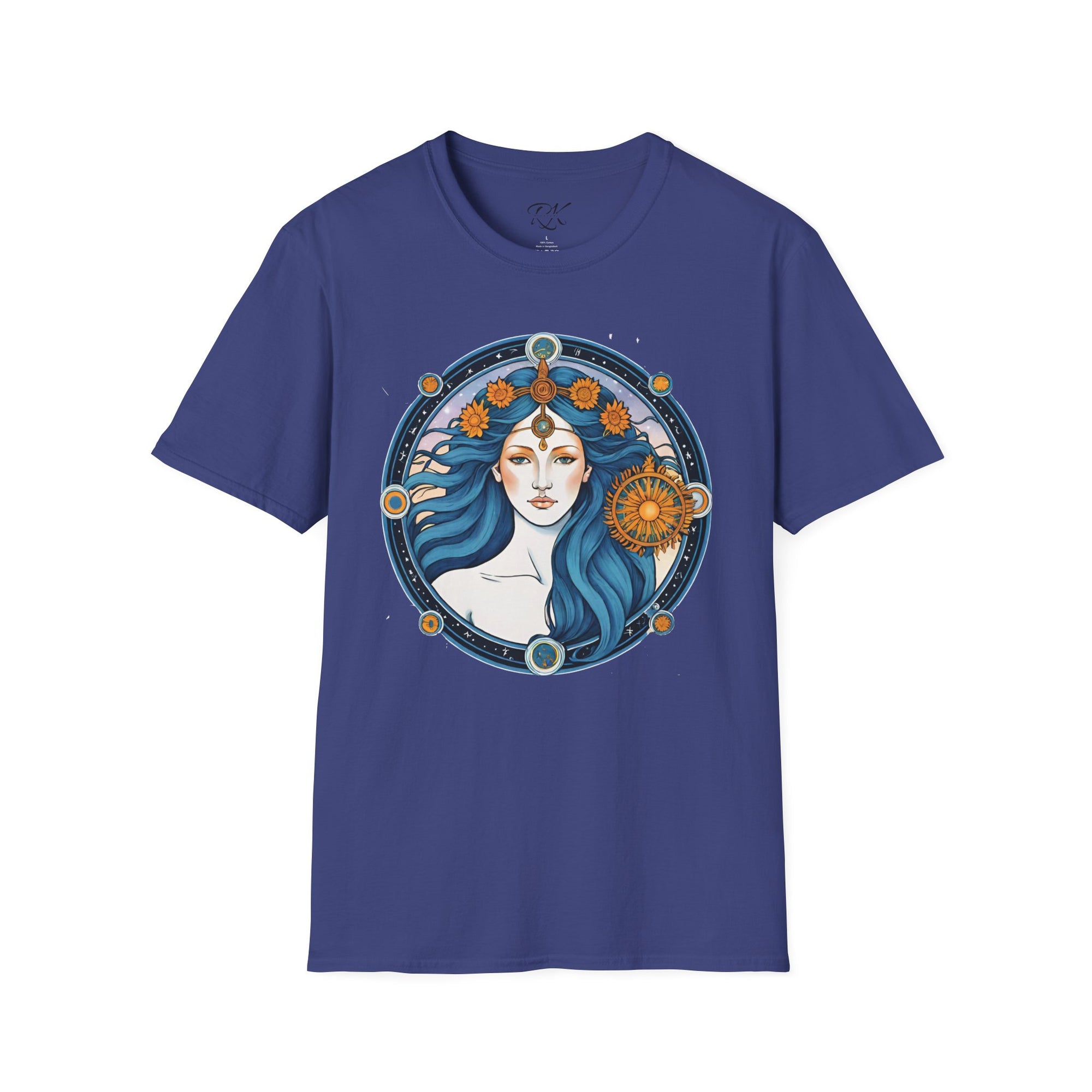Celestial Goddess Unisex T-Shirt, Bohemian Tee, Astrology Shirt, Gift for Her, Spiritual Fashion, Horoscope Apparel
