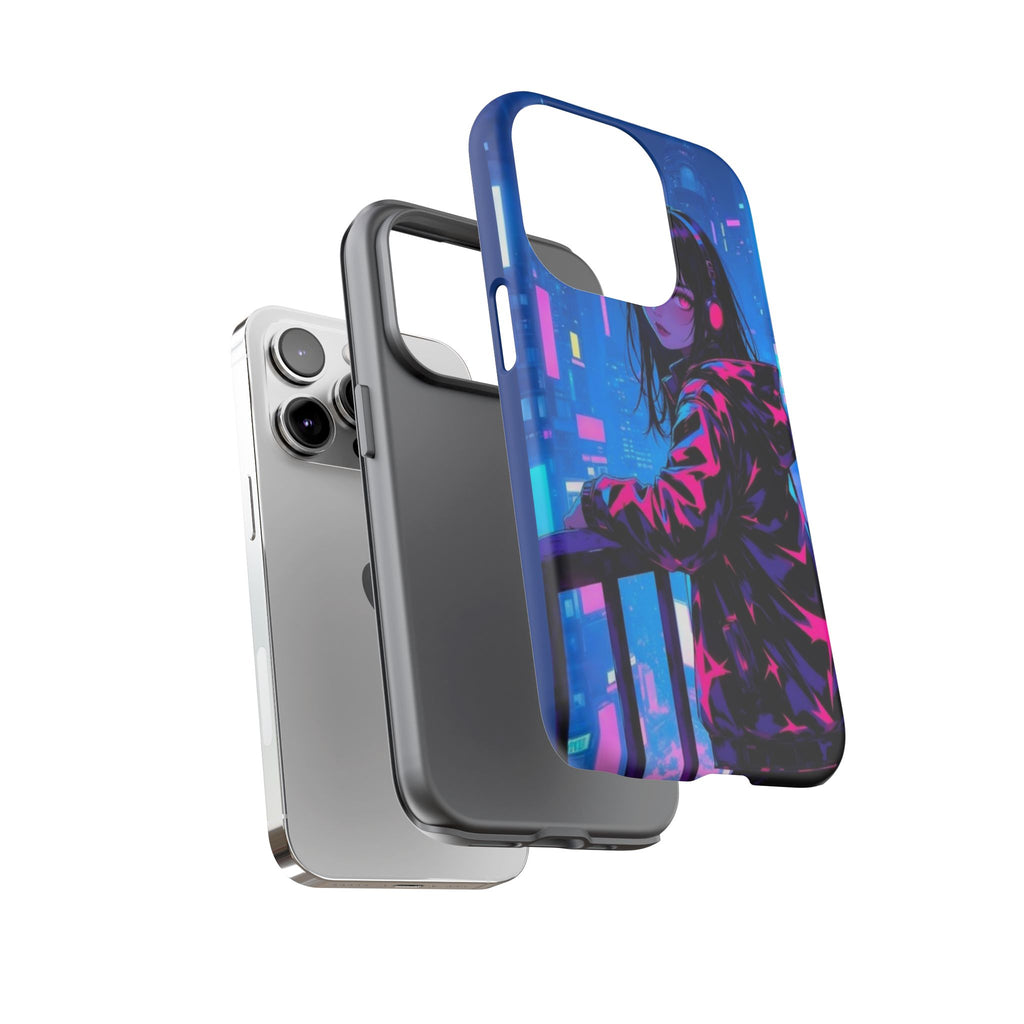 Futuristic Phone Case, Cyberpunk Aesthetic, Tough Phone Cover, Urban Style, Gift for Tech Lovers, Unique Phone Accessories, Streetwear [...]