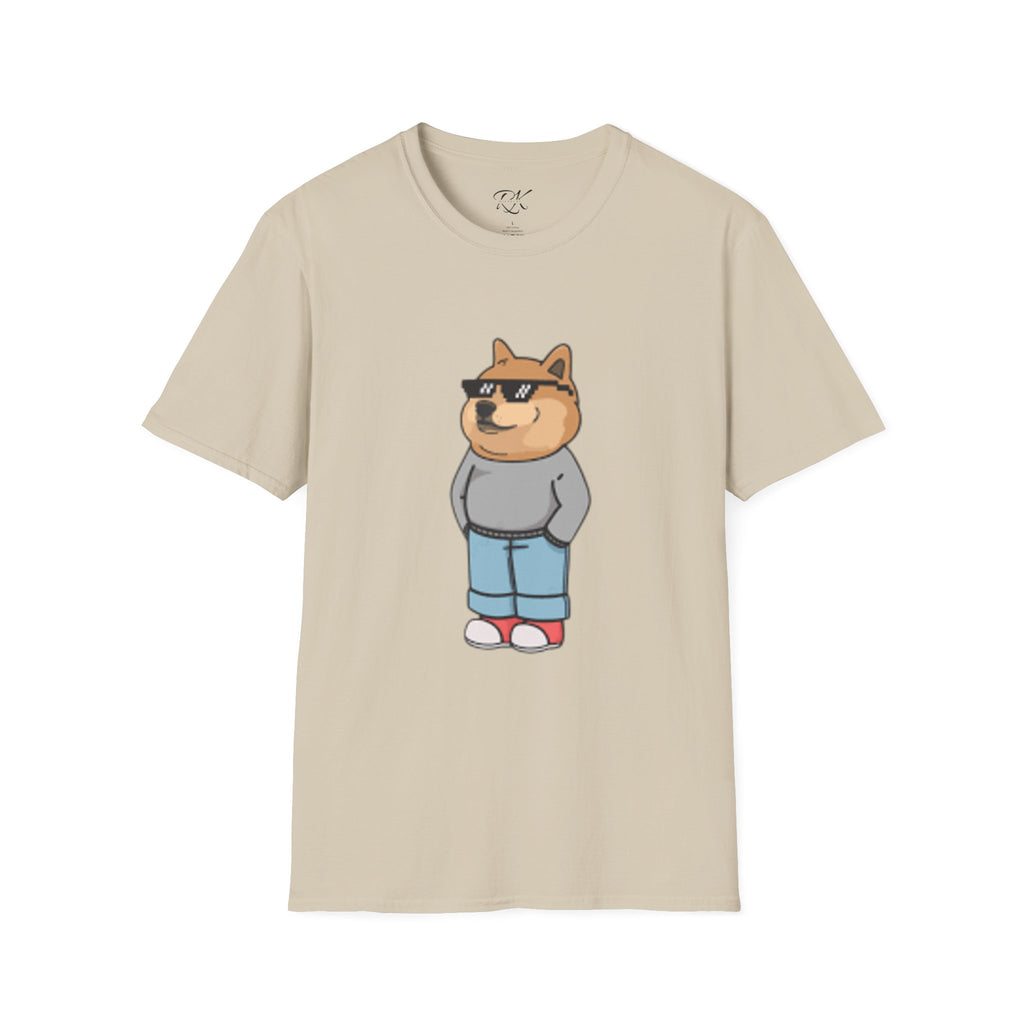 Cool Dog Graphic Tee | Unisex Softstyle T-Shirt, Funny Pet Lover Gift, Dog Dad Shirt, Casual Wear, Gift for Animal Lovers