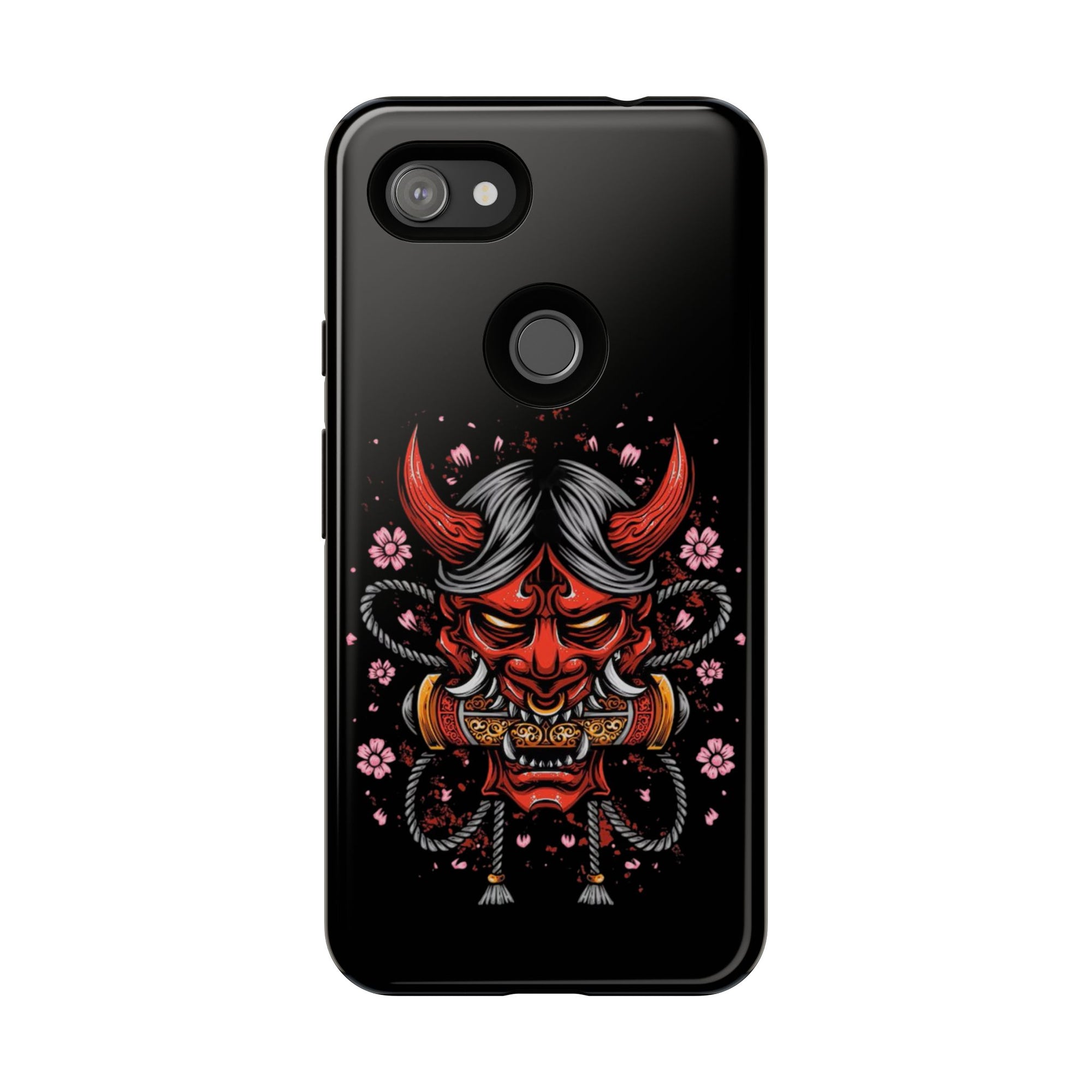 Tough Cases: Fierce Demon Phone Case, Edgy Phone Cover, Protect Your Device, Gift for Anime Fans, Unique Artwork Case