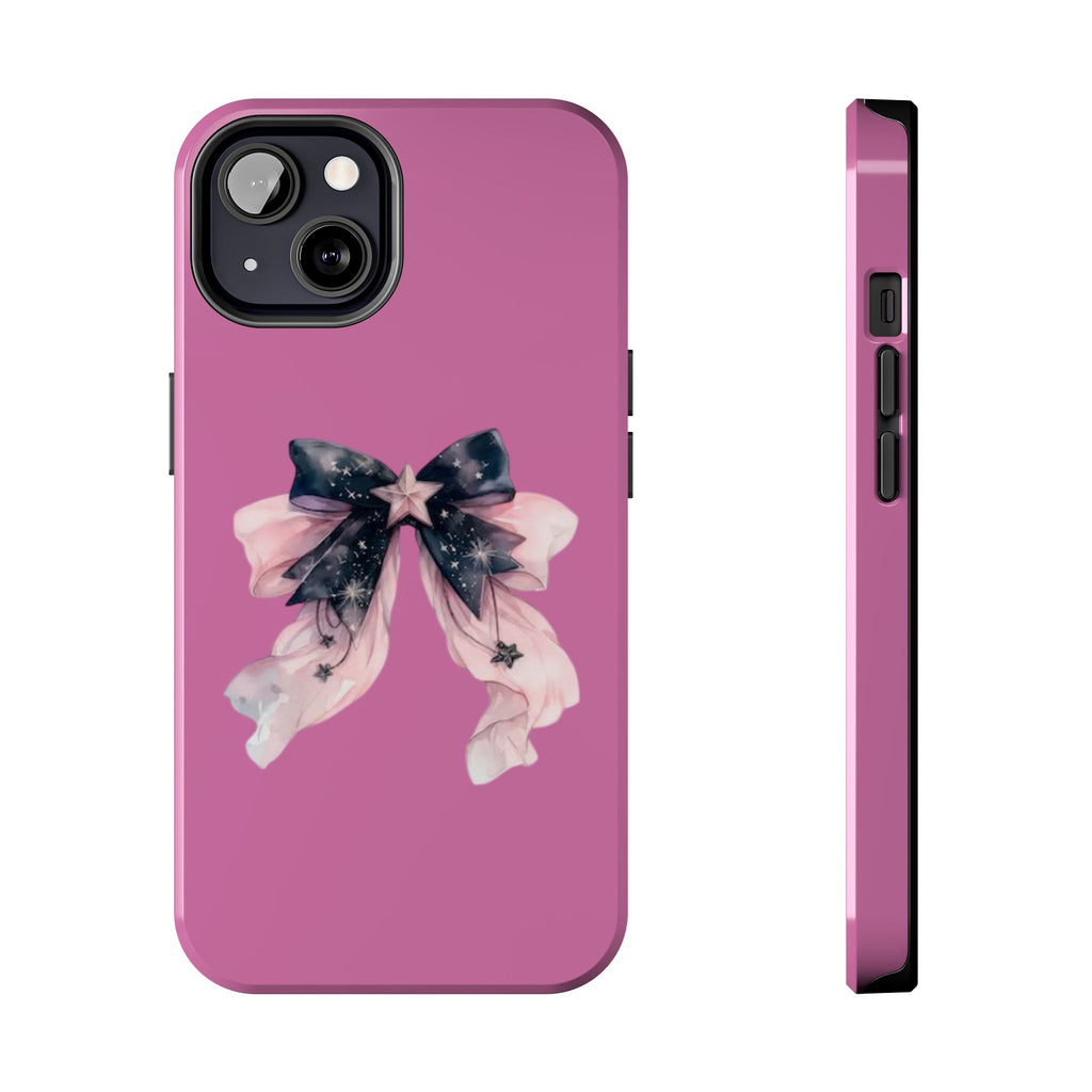 Pink Ribbon Tough Phone Cases, Galaxy Phone Covers, Chic Phone Protection, Ideal Gift for Her, Stylish Tech Accessories