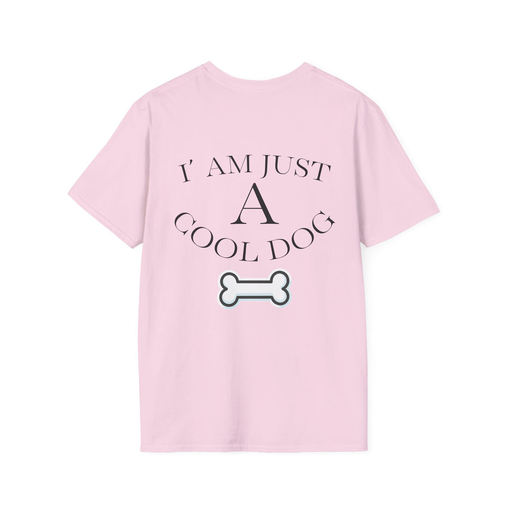 Cool Dog Graphic Tee | Unisex Softstyle T-Shirt, Funny Pet Lover Gift, Dog Dad Shirt, Casual Wear, Gift for Animal Lovers