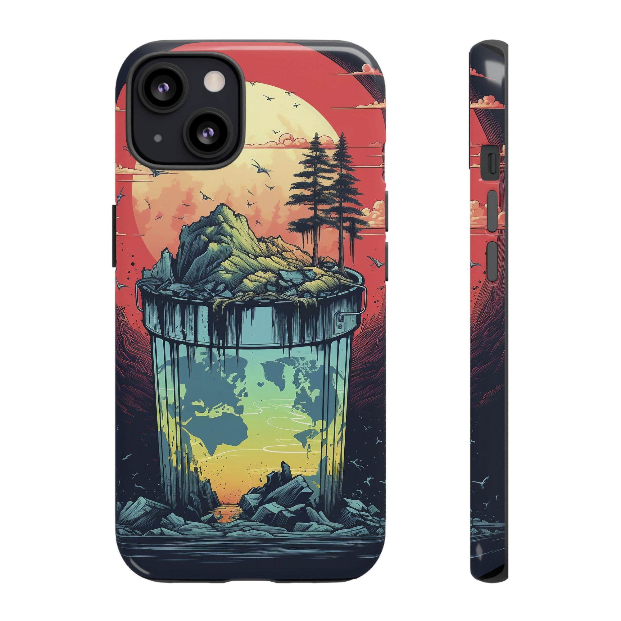 Vibrant Nature-Themed Phone Case, Tough Cases for Adventurers, Eco-Friendly, Trendy Phone Accessory, Great Gift for Nature Lovers
