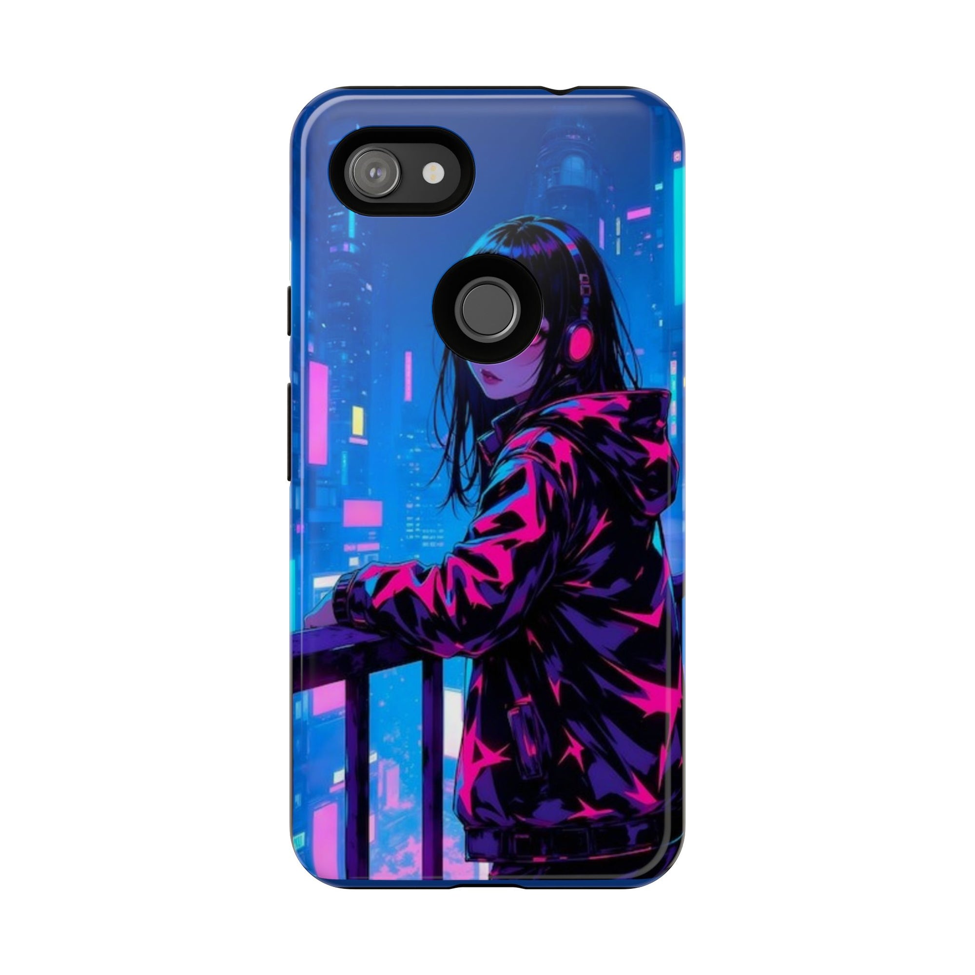 Futuristic Phone Case, Cyberpunk Aesthetic, Tough Phone Cover, Urban Style, Gift for Tech Lovers, Unique Phone Accessories, Streetwear [...]
