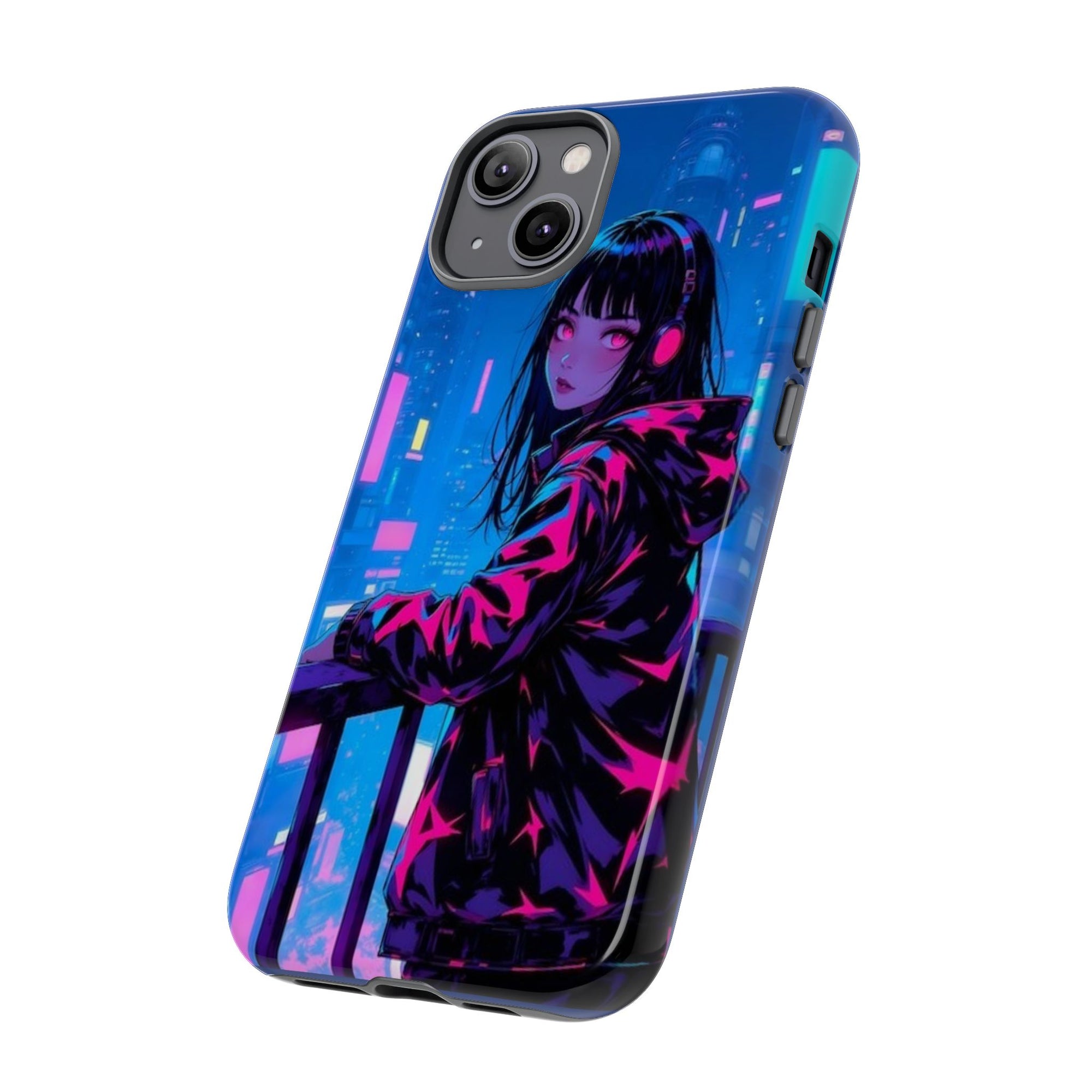 Futuristic Phone Case, Cyberpunk Aesthetic, Tough Phone Cover, Urban Style, Gift for Tech Lovers, Unique Phone Accessories, Streetwear [...]