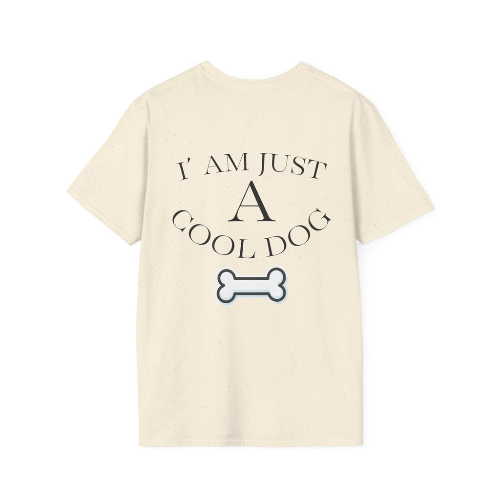Cool Dog Graphic Tee | Unisex Softstyle T-Shirt, Funny Pet Lover Gift, Dog Dad Shirt, Casual Wear, Gift for Animal Lovers