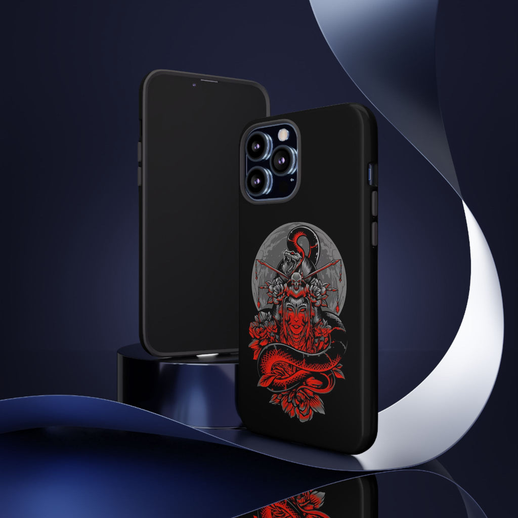 Tough Cases for iPhone, Dragon & Warrior Design, Durable Phone Protection, Perfect Gift for Tech Lovers, Unique Gifting