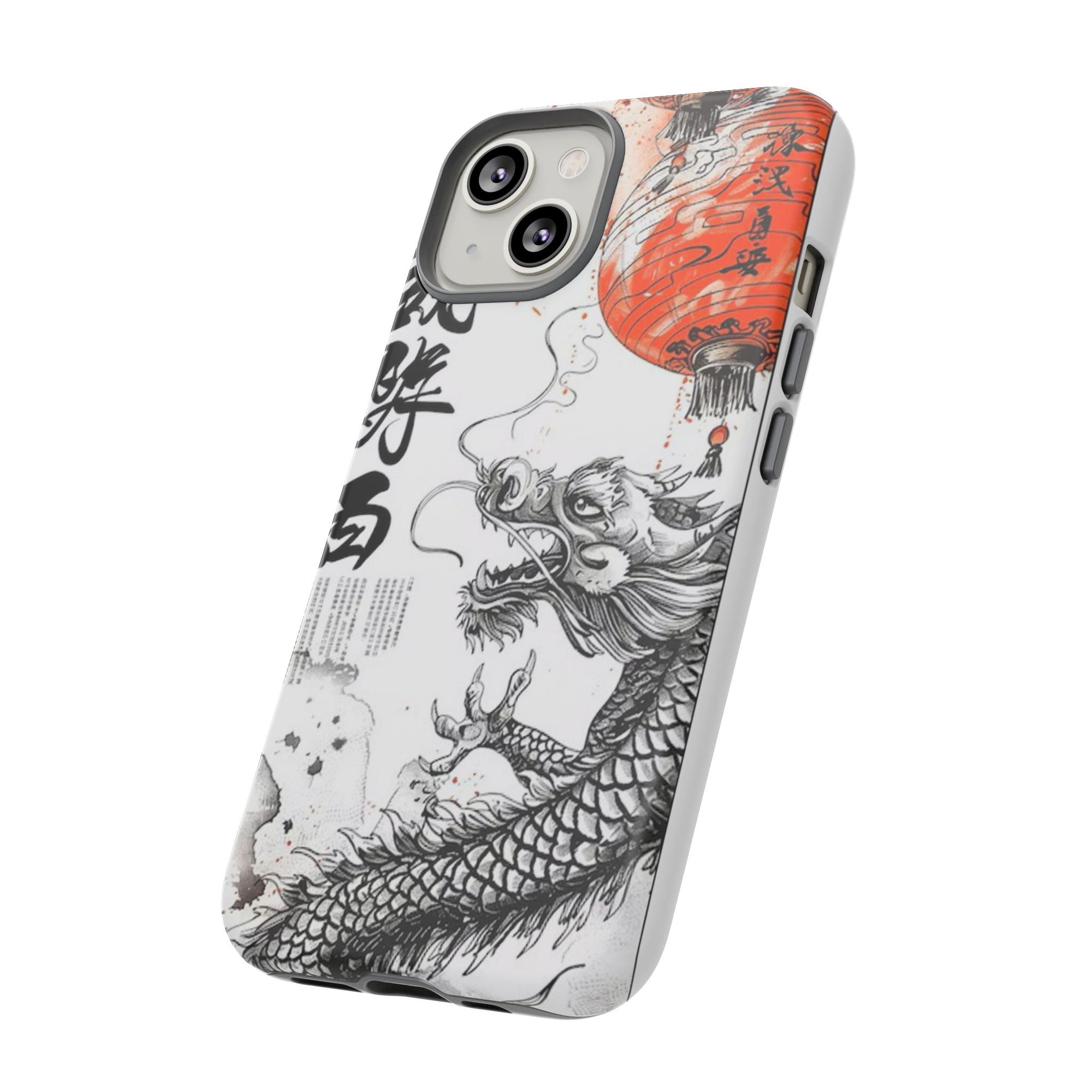 Dragon Design Phone Case, Tough Cases with Chinese Art for Unique Style, Gift for Art Lovers, Phone Protection, Trendy Accessories