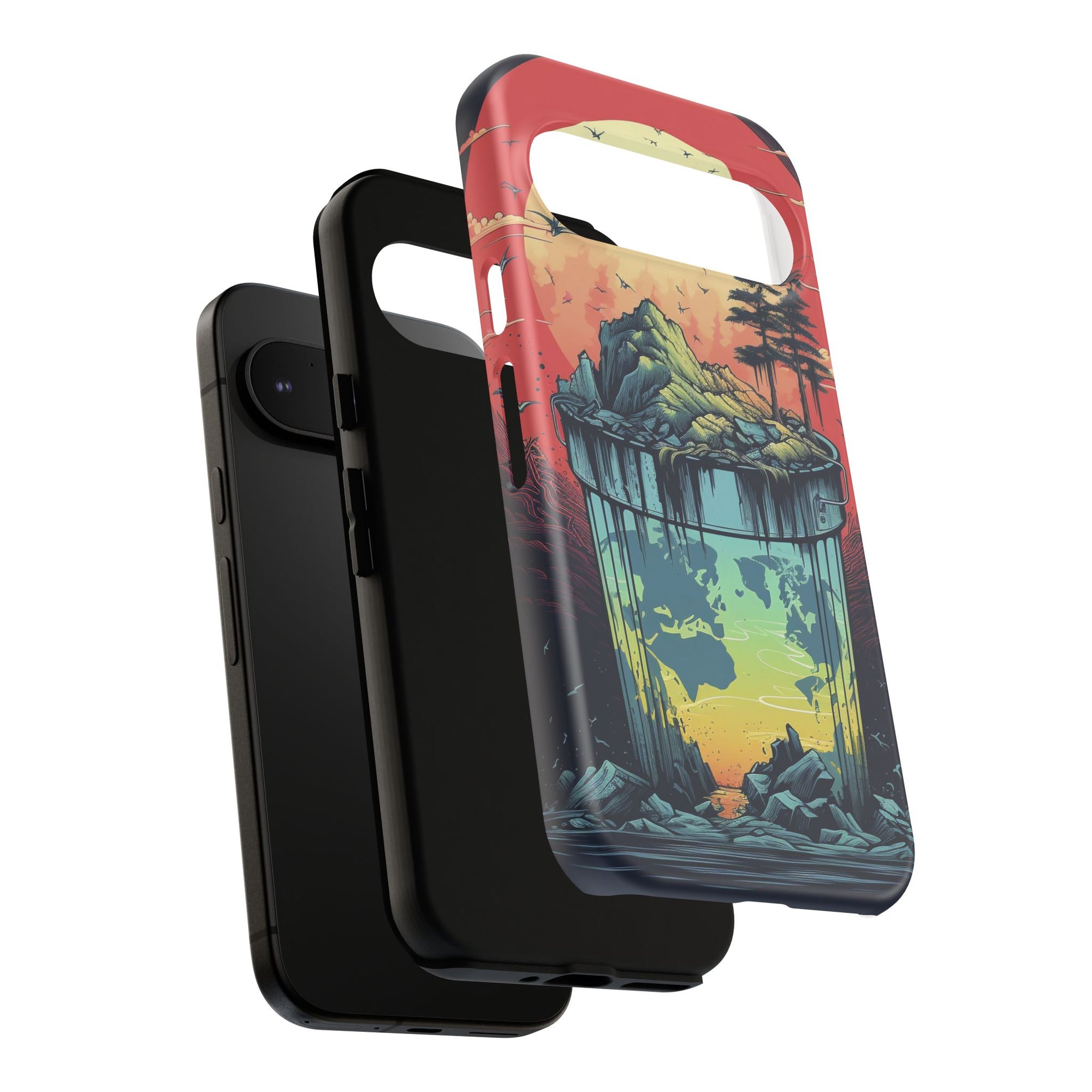 Vibrant Nature-Themed Phone Case, Tough Cases for Adventurers, Eco-Friendly, Trendy Phone Accessory, Great Gift for Nature Lovers