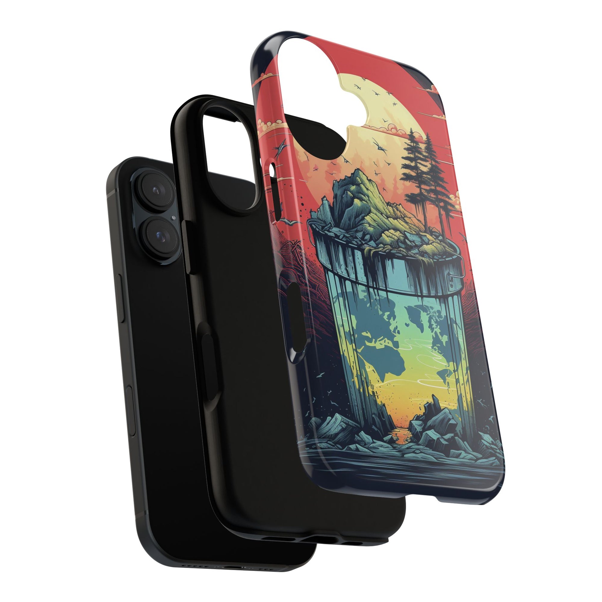 Vibrant Nature-Themed Phone Case, Tough Cases for Adventurers, Eco-Friendly, Trendy Phone Accessory, Great Gift for Nature Lovers