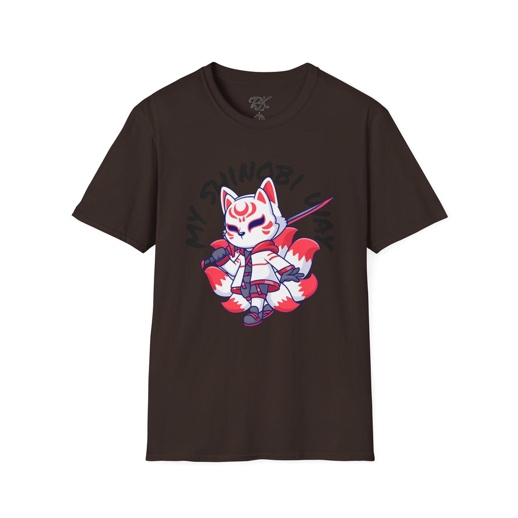 Unisex Anime T-Shirt - 'My Shinobi Pal' Graphic Tee, Comfortable Streetwear, Gift for Anime Lovers, Casual Wear, Stylish Outfit