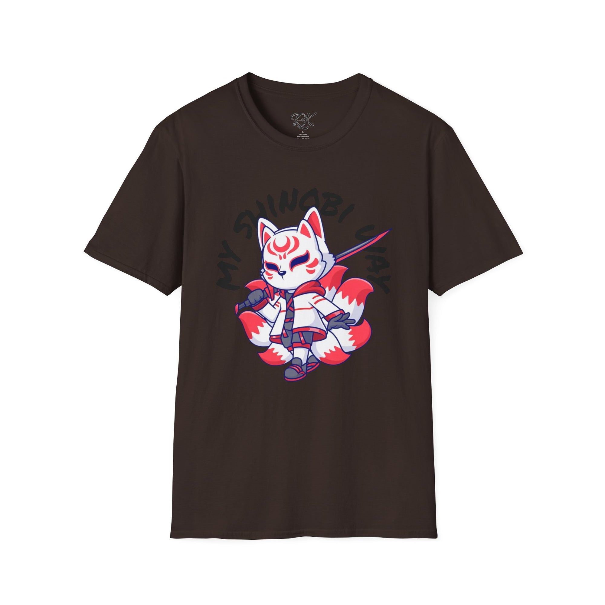 Unisex Anime T-Shirt - 'My Shinobi Pal' Graphic Tee, Comfortable Streetwear, Gift for Anime Lovers, Casual Wear, Stylish Outfit
