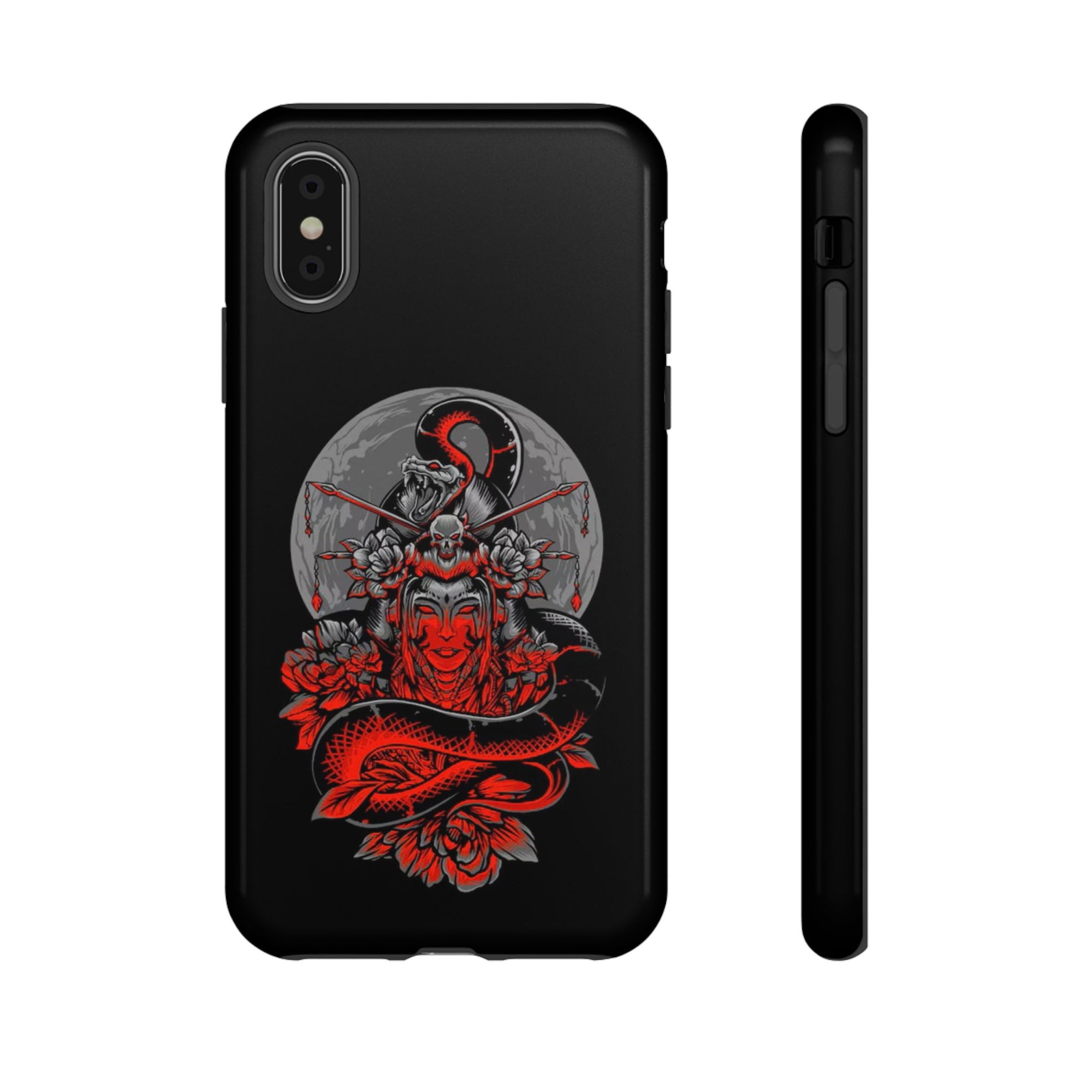 Tough Cases for iPhone, Dragon & Warrior Design, Durable Phone Protection, Perfect Gift for Tech Lovers, Unique Gifting