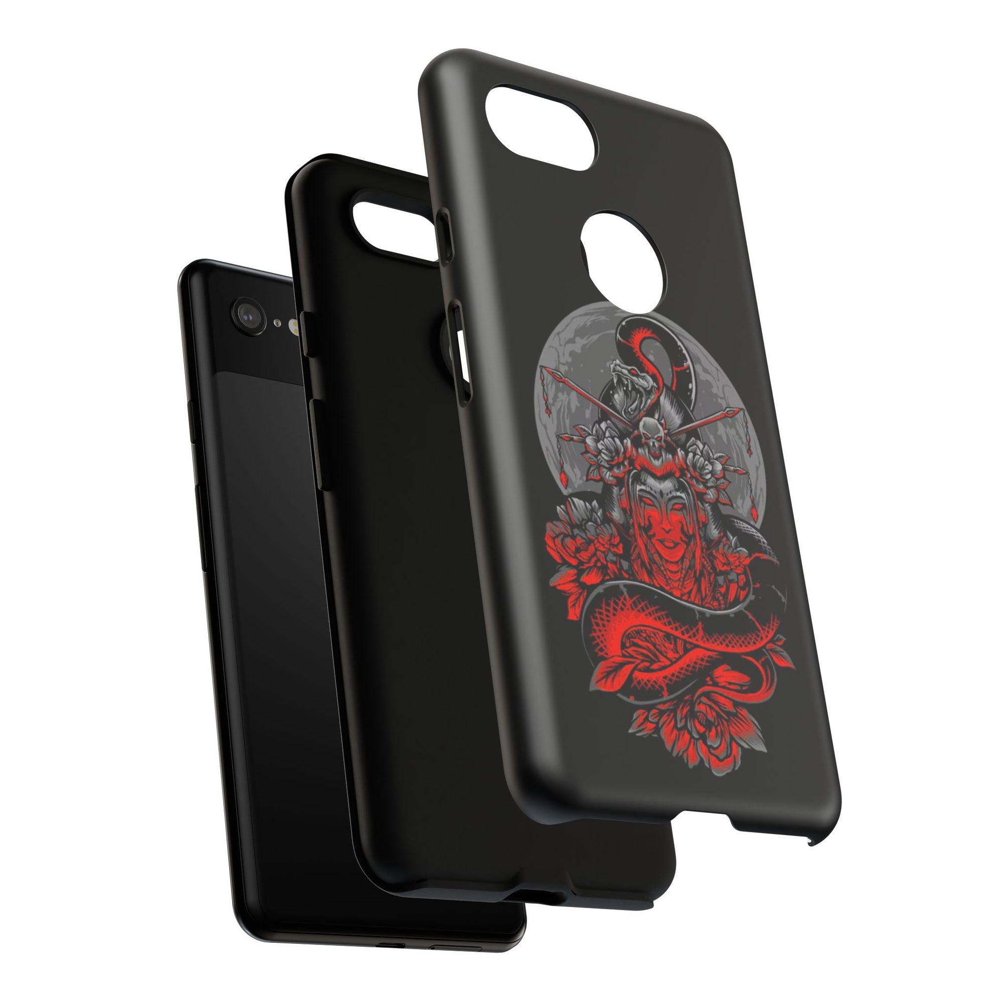 Tough Cases for iPhone, Dragon & Warrior Design, Durable Phone Protection, Perfect Gift for Tech Lovers, Unique Gifting