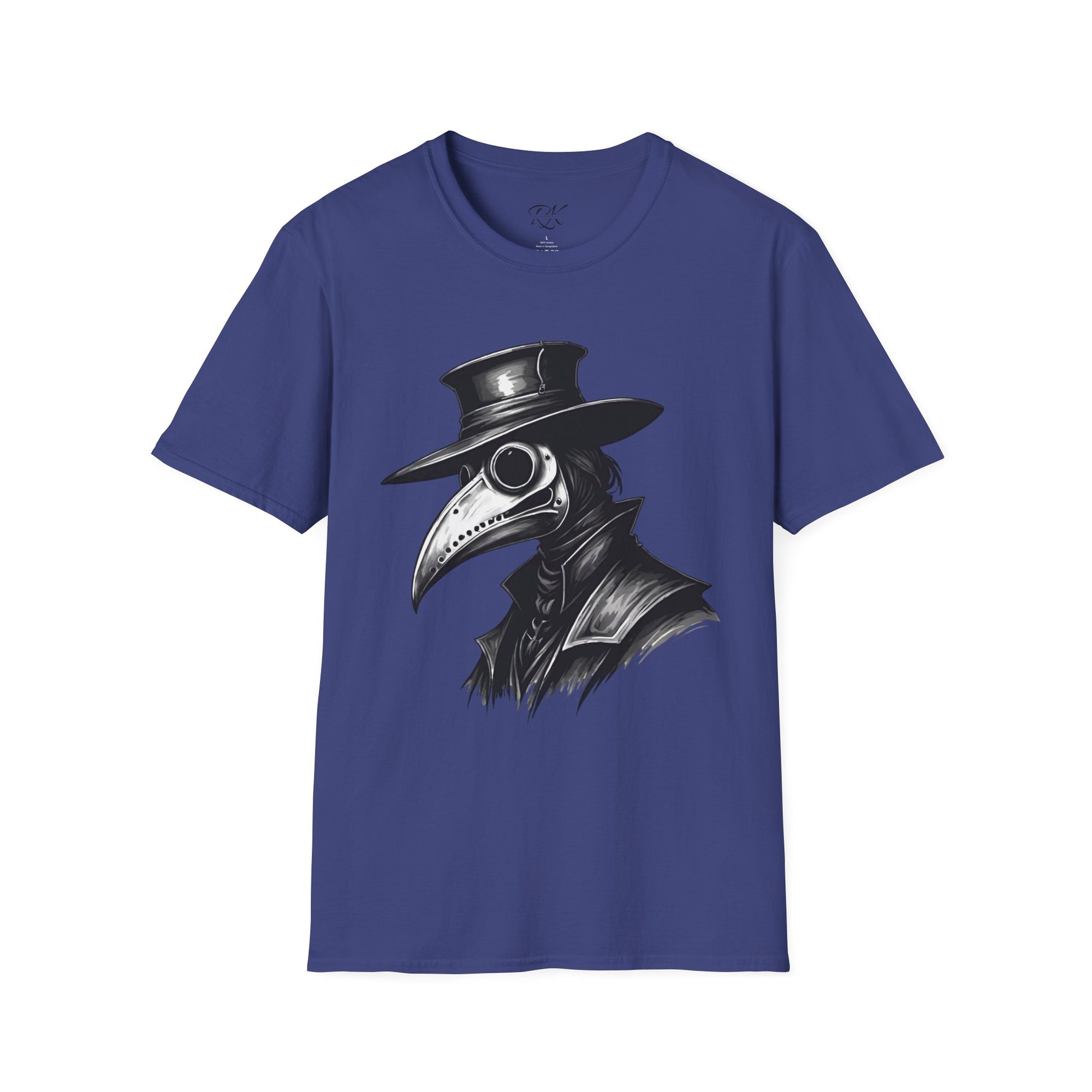 Vintage Plague Doctor Unisex T-Shirt, Unique Graphic Tee, Halloween Costume, Gift for Horror Lovers, Casual Wear, Statement Shirt