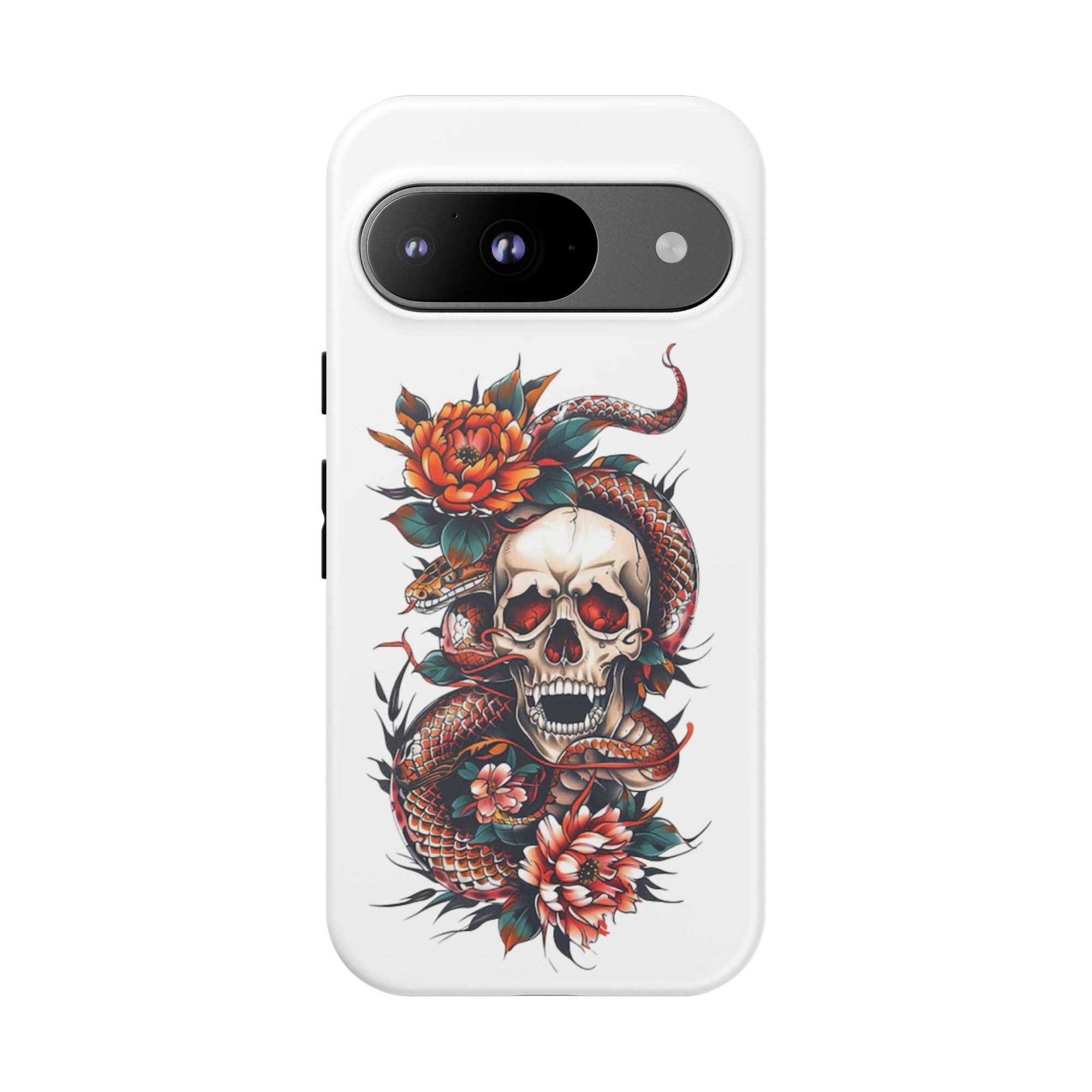 Tough Cases: Skull and Snake Phone Cases, Edgy Accessories, Alternative Fashion, Quirky Gift Ideas, Gothic Style