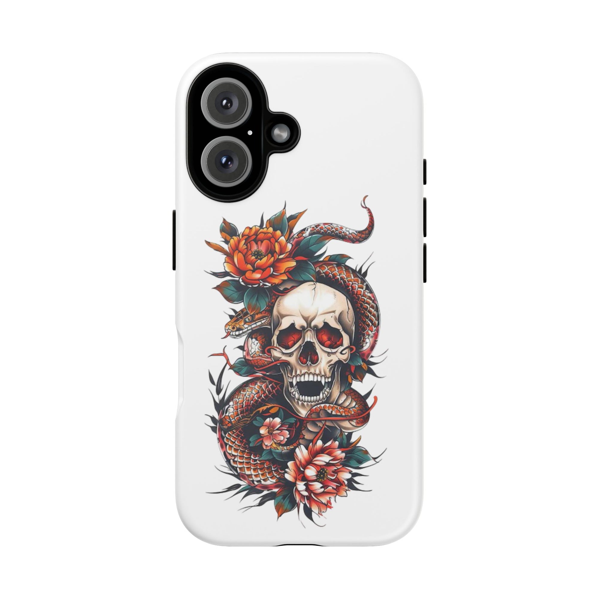 Tough Cases: Skull and Snake Phone Cases, Edgy Accessories, Alternative Fashion, Quirky Gift Ideas, Gothic Style