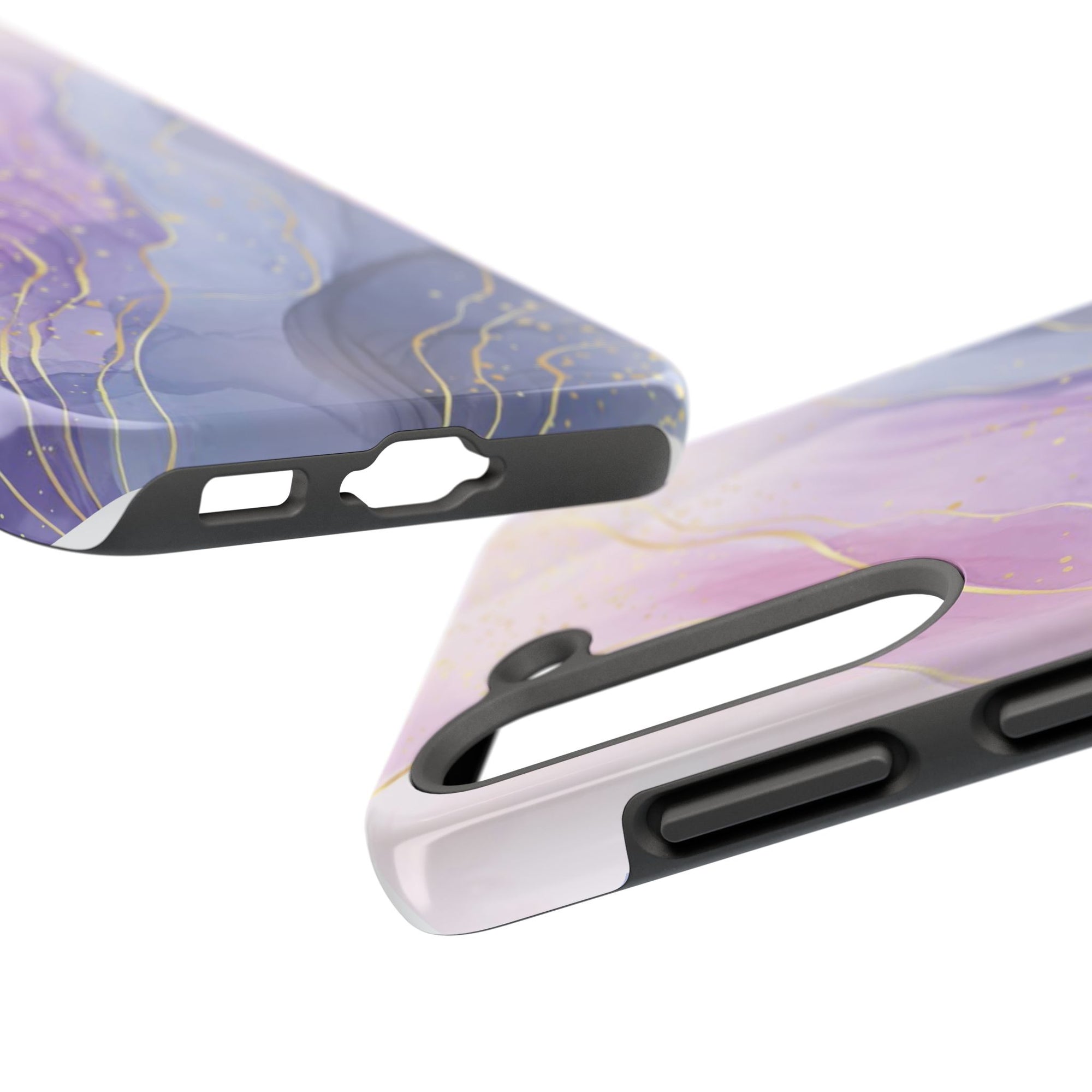 Elegant Abstract Tough Phone Cases for Stylish Protection, Gift for Her, Phone Accessories, Lavender Marble Design, Phone Cover for [...]
