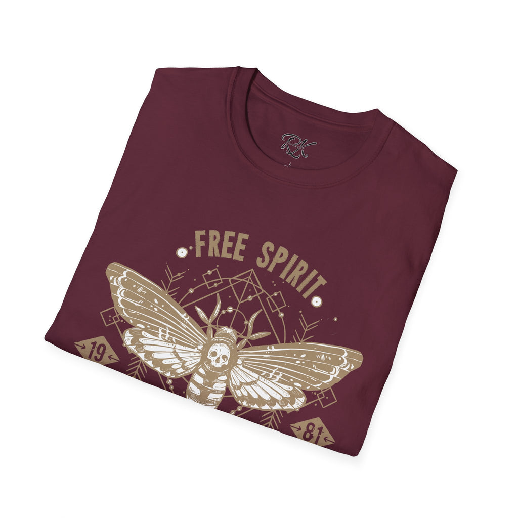 Free Spirit Wild Heart Unisex T-Shirt, Boho Graphic Tee, Nature Lover Shirt, Gift for Adventurers, Casual Wear, Everyday Comfort