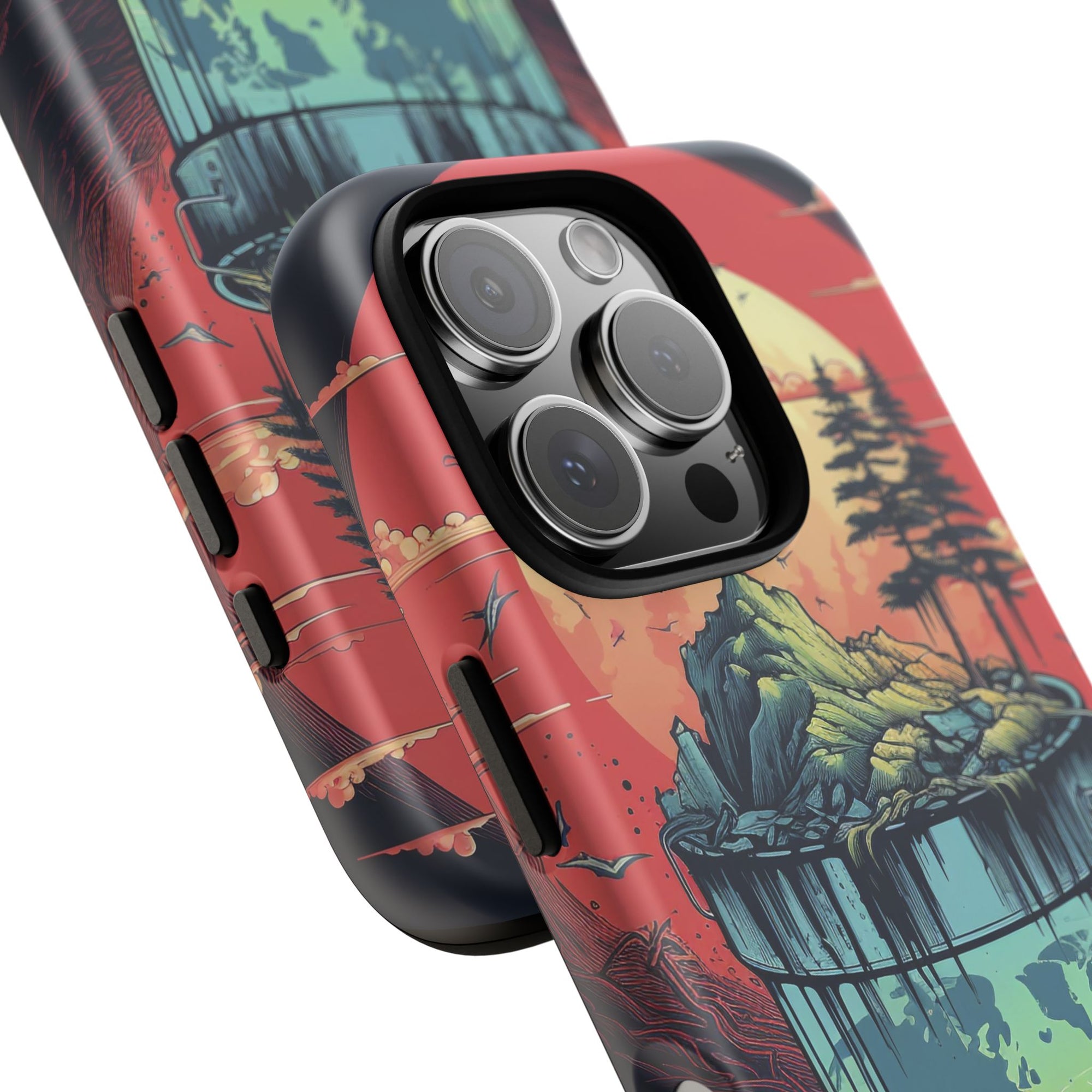 Vibrant Nature-Themed Phone Case, Tough Cases for Adventurers, Eco-Friendly, Trendy Phone Accessory, Great Gift for Nature Lovers