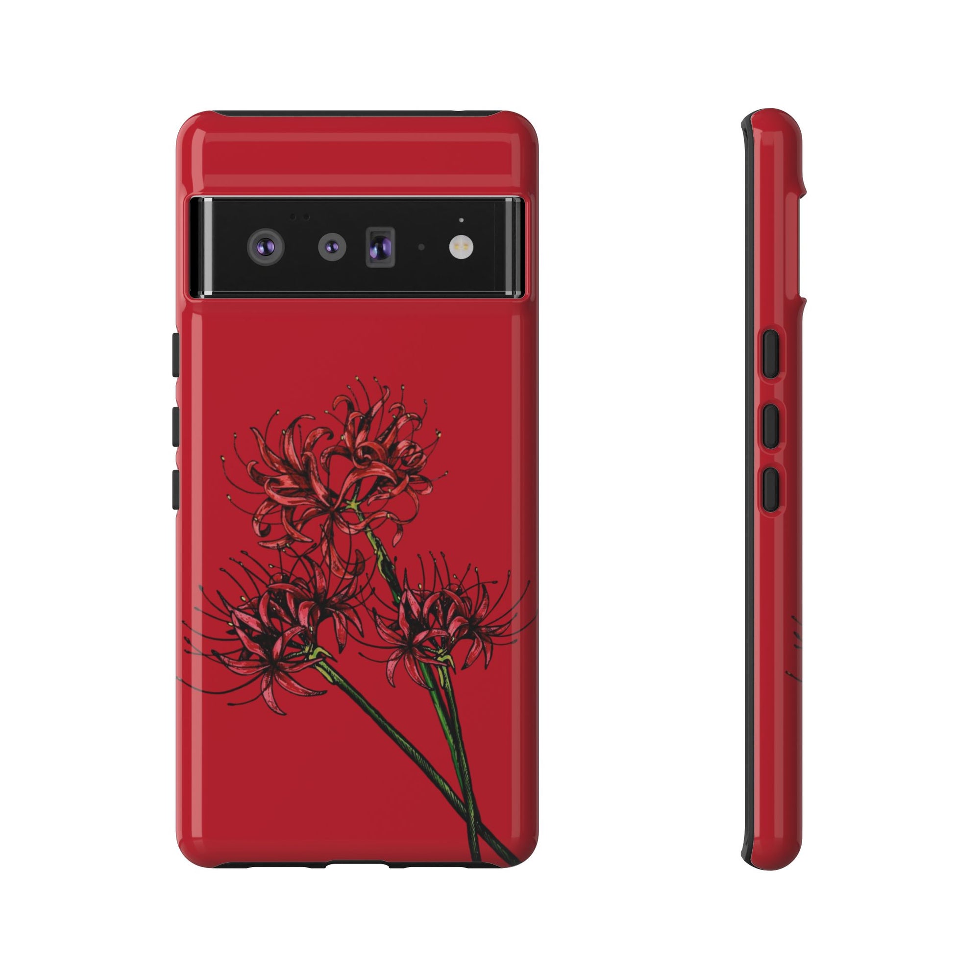 Floral Phone Case, Cute Durable Case for Plants Lovers, Stylish Tech Accessories, Gift for Her, Autumn Decor
