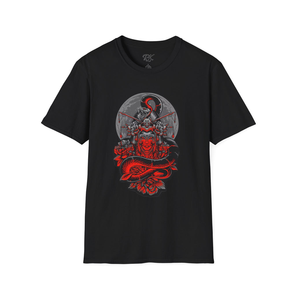 Warrior Spirit Unisex Softstyle T-Shirt, Graphic Tee, Trendy Streetwear, Gifts for Him, Casual Wear, Unique Design