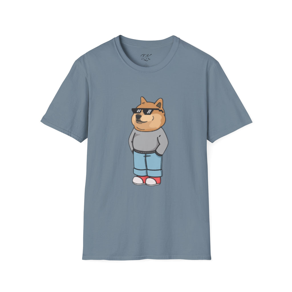 Cool Dog Graphic Tee | Unisex Softstyle T-Shirt, Funny Pet Lover Gift, Dog Dad Shirt, Casual Wear, Gift for Animal Lovers