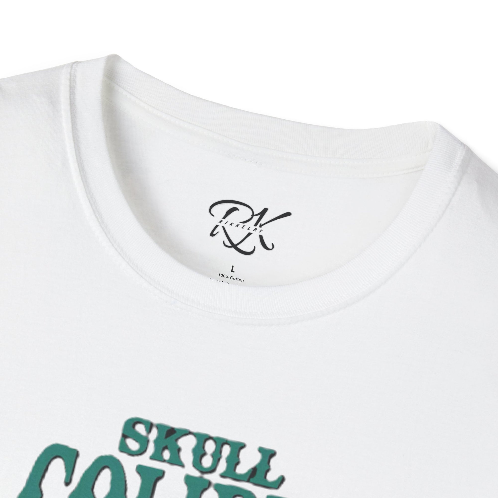 Skull & Roses Unisex T-Shirt, Casual Graphic Tee, Boho Shirt, Unique Gift, Festival Wear, Everyday Style