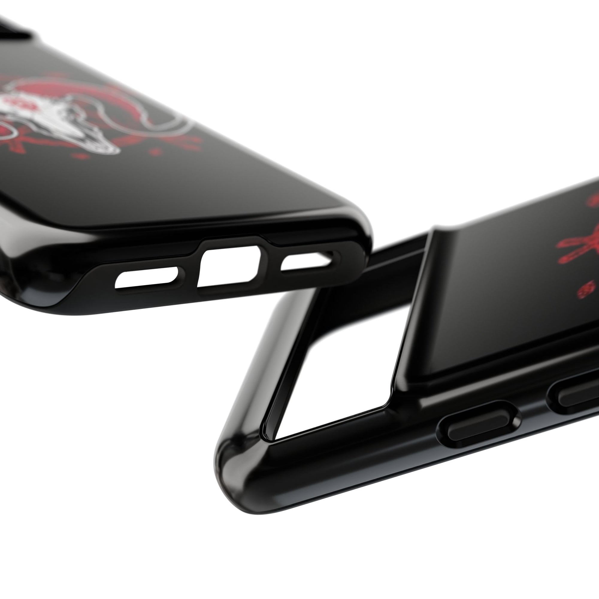 Tough Cases: Dark Aesthetic Phone Case, Gothic Phone Cover, Unique Gift for Him, Occult Design, Animal Skull Artwork, Halloween Decor