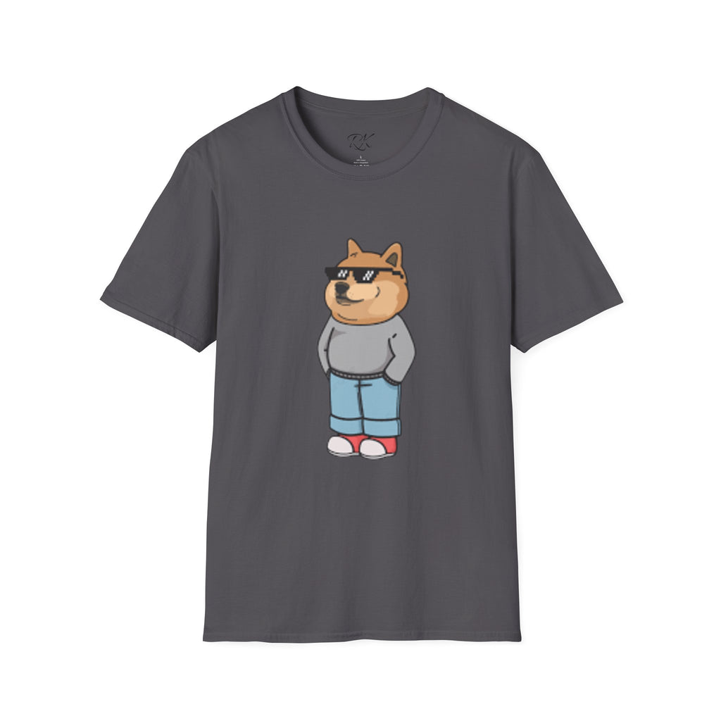 Cool Dog Graphic Tee | Unisex Softstyle T-Shirt, Funny Pet Lover Gift, Dog Dad Shirt, Casual Wear, Gift for Animal Lovers