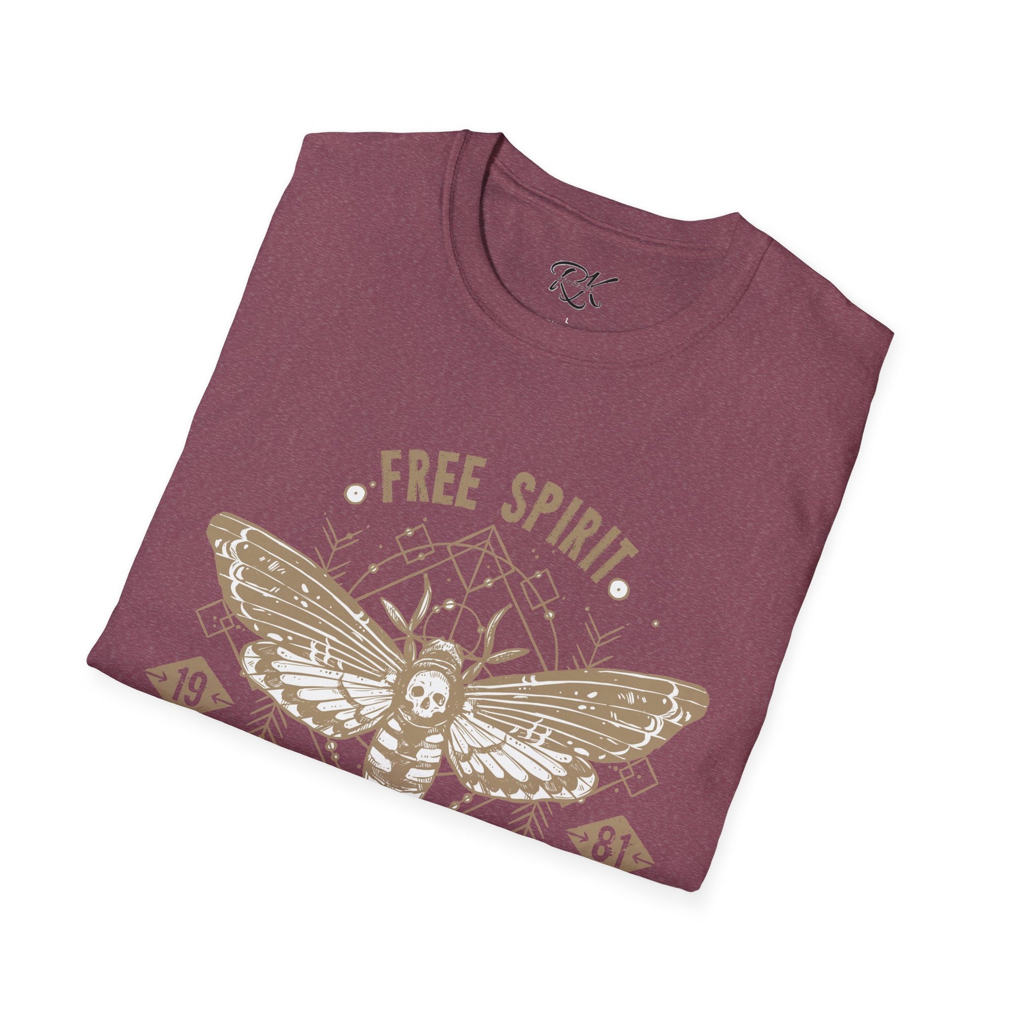 Free Spirit Wild Heart Unisex T-Shirt, Boho Graphic Tee, Nature Lover Shirt, Gift for Adventurers, Casual Wear, Everyday Comfort