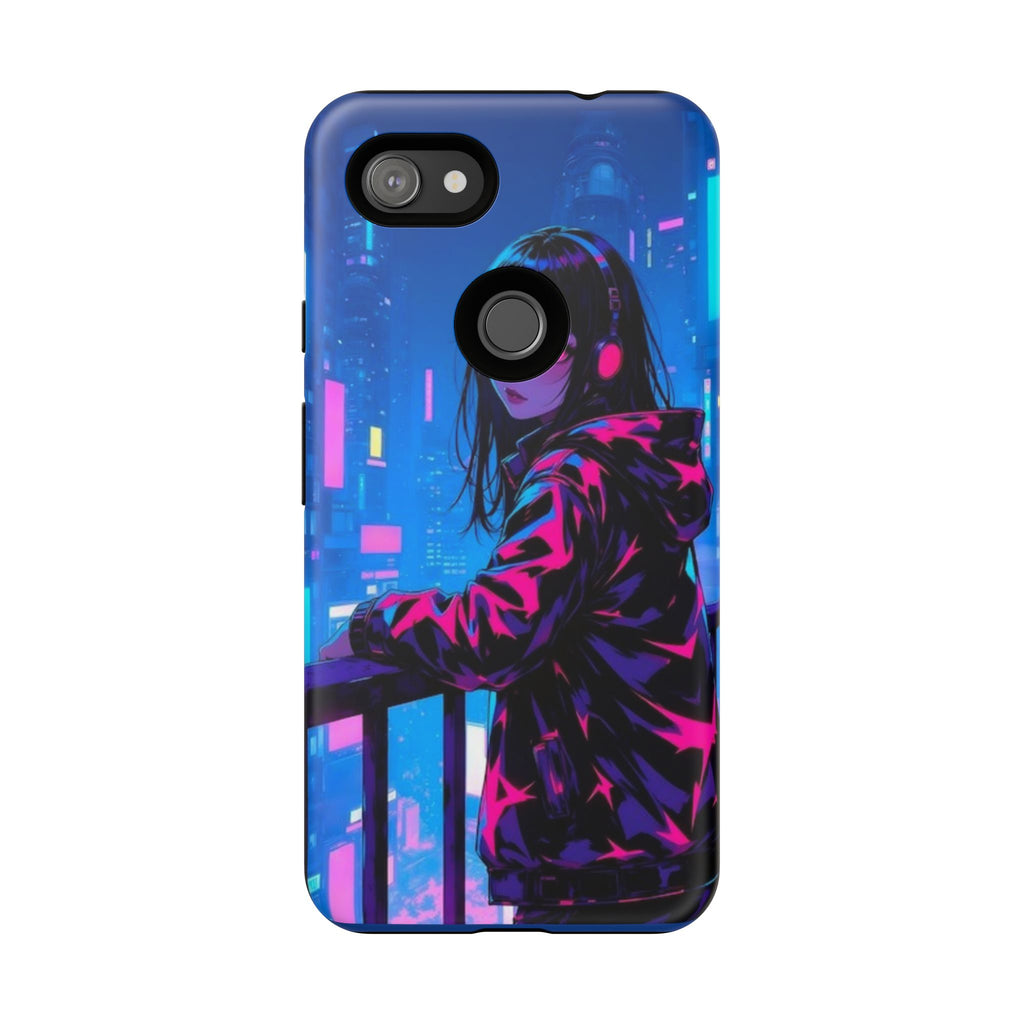 Futuristic Phone Case, Cyberpunk Aesthetic, Tough Phone Cover, Urban Style, Gift for Tech Lovers, Unique Phone Accessories, Streetwear [...]