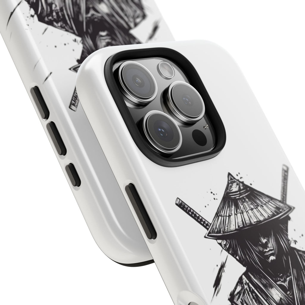 Samurai Tough Phone Cases, Rugged Smartphone Accessories, Durable Covers for Men, Unique Gifts for Him, Japanese Warrior Design