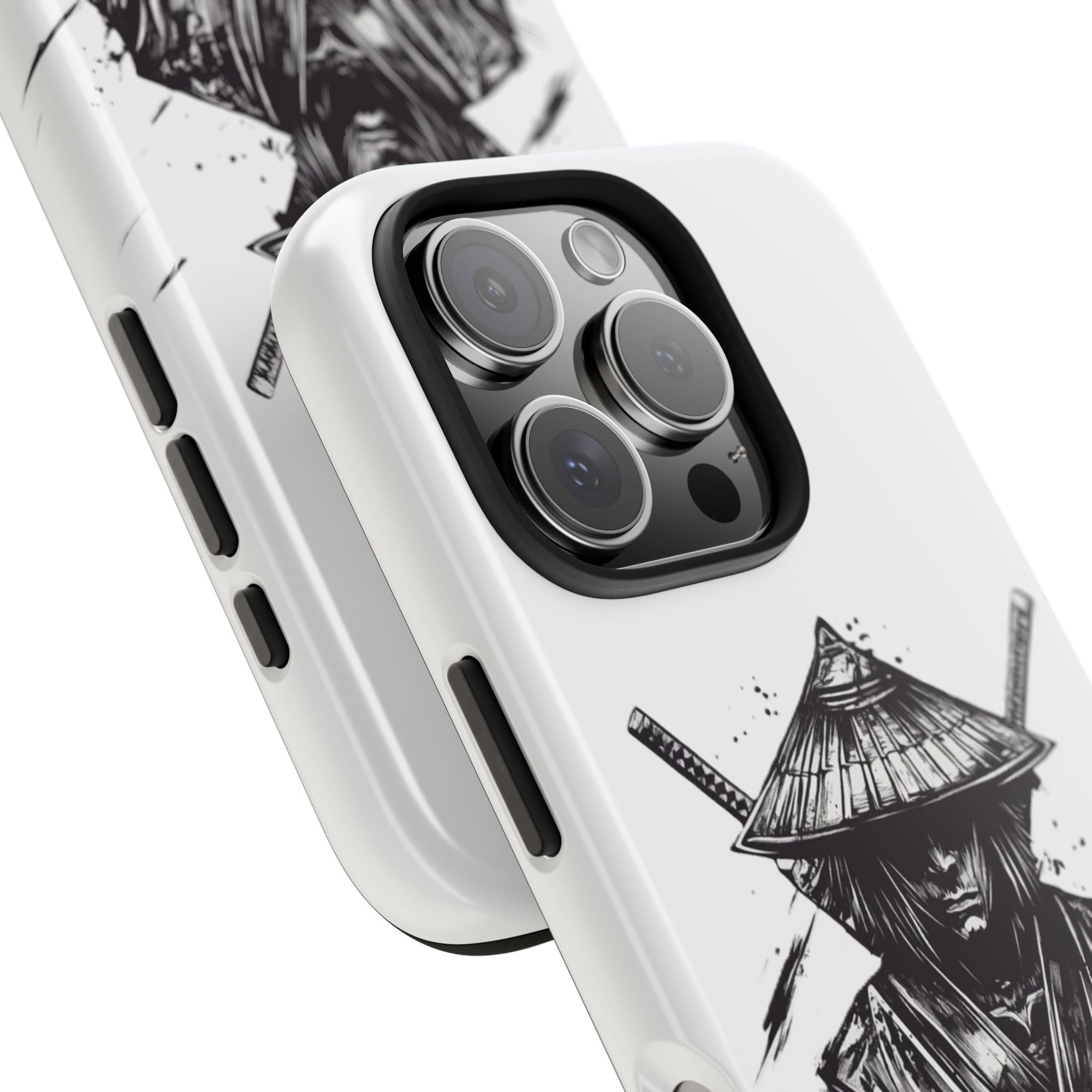 Samurai Tough Phone Cases, Rugged Smartphone Accessories, Durable Covers for Men, Unique Gifts for Him, Japanese Warrior Design