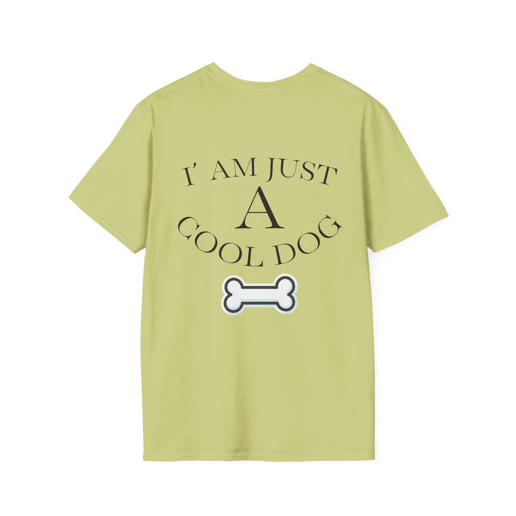 Cool Dog Graphic Tee | Unisex Softstyle T-Shirt, Funny Pet Lover Gift, Dog Dad Shirt, Casual Wear, Gift for Animal Lovers