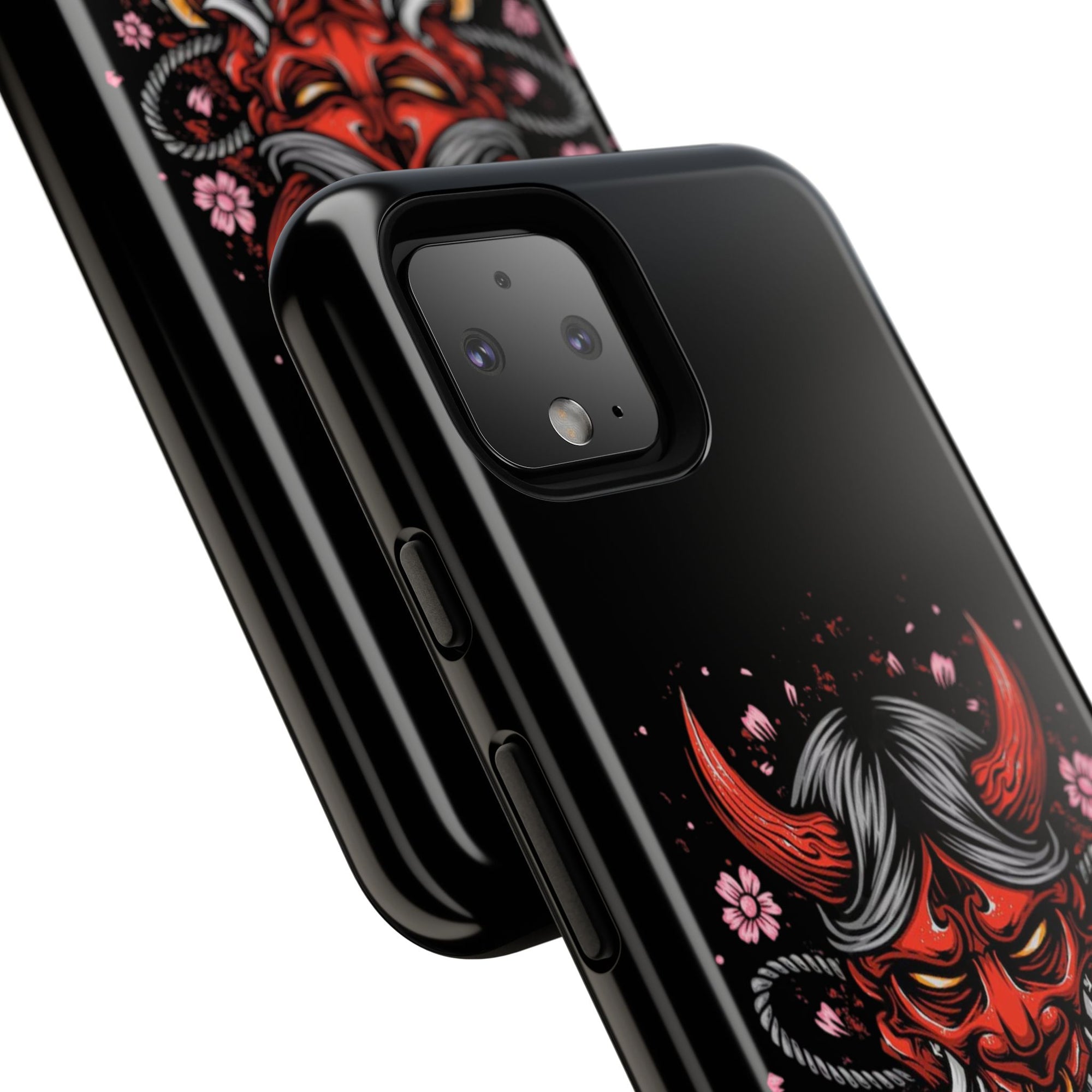 Tough Cases: Fierce Demon Phone Case, Edgy Phone Cover, Protect Your Device, Gift for Anime Fans, Unique Artwork Case