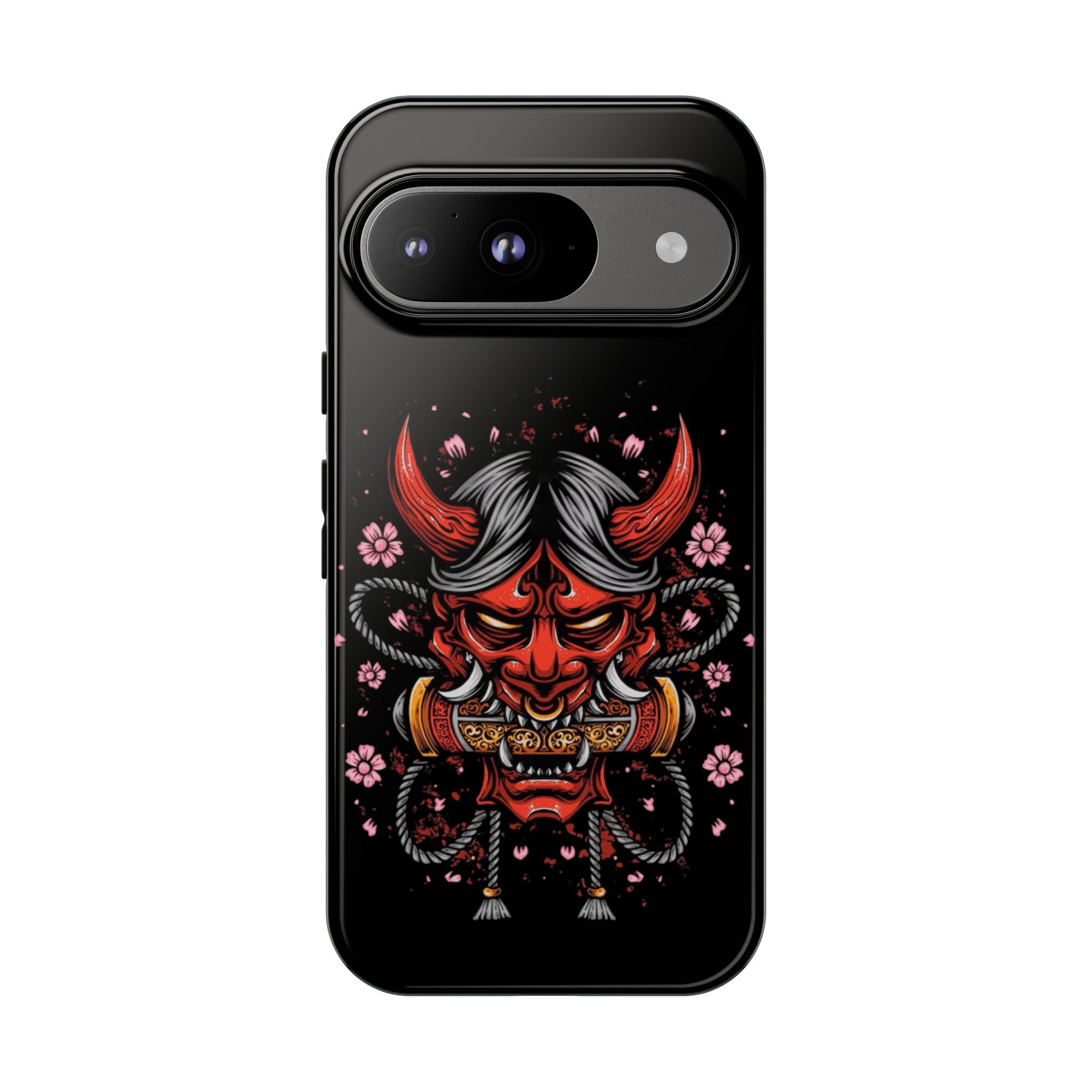 Tough Cases: Fierce Demon Phone Case, Edgy Phone Cover, Protect Your Device, Gift for Anime Fans, Unique Artwork Case