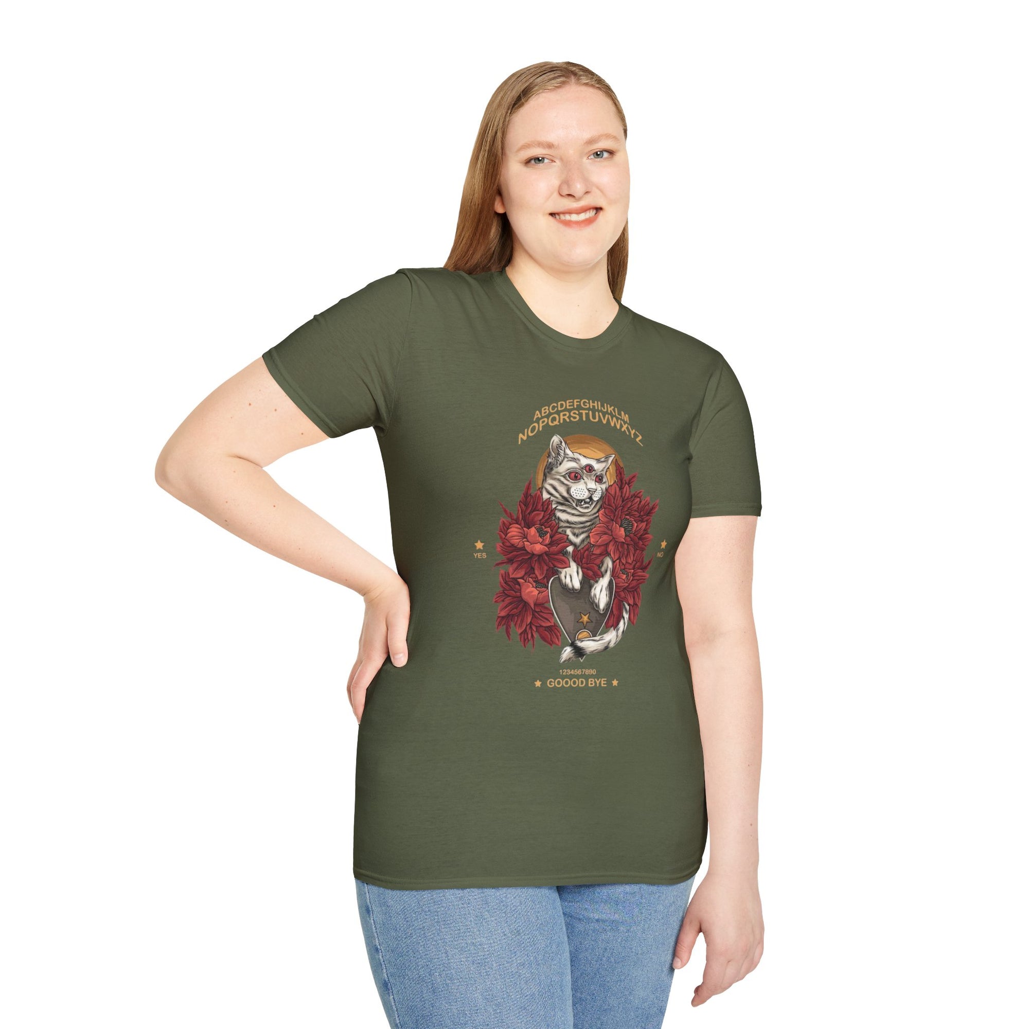 Nature-Inspired Graphic Unisex T-Shirt, Cozy Fall Vibes, Animal Lover Gift, Perfect for Autumn Celebrations, Unique Animal Design