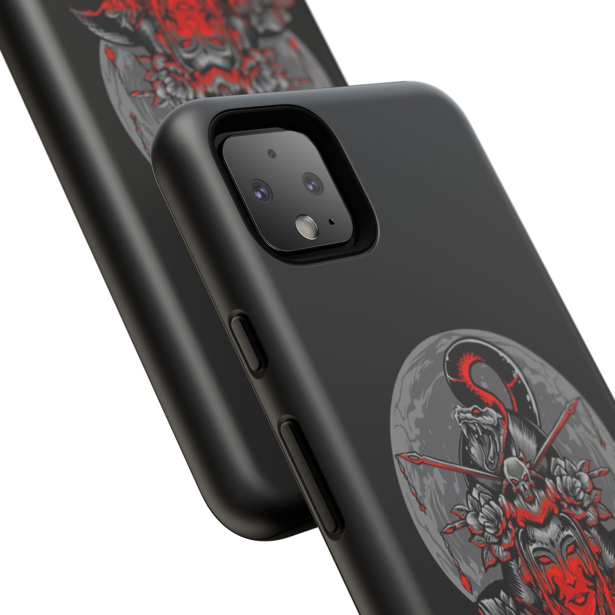 Tough Cases for iPhone, Dragon & Warrior Design, Durable Phone Protection, Perfect Gift for Tech Lovers, Unique Gifting