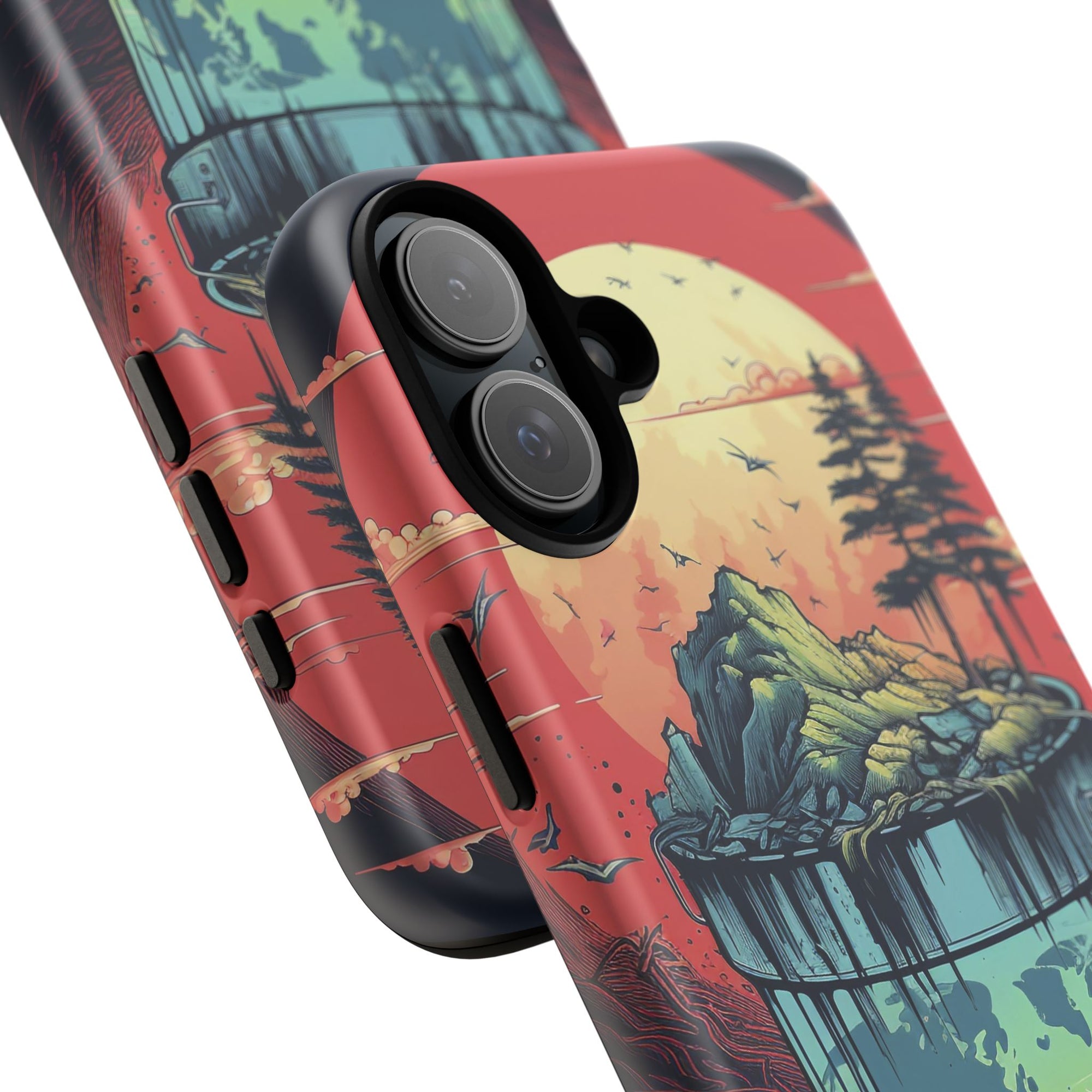 Vibrant Nature-Themed Phone Case, Tough Cases for Adventurers, Eco-Friendly, Trendy Phone Accessory, Great Gift for Nature Lovers