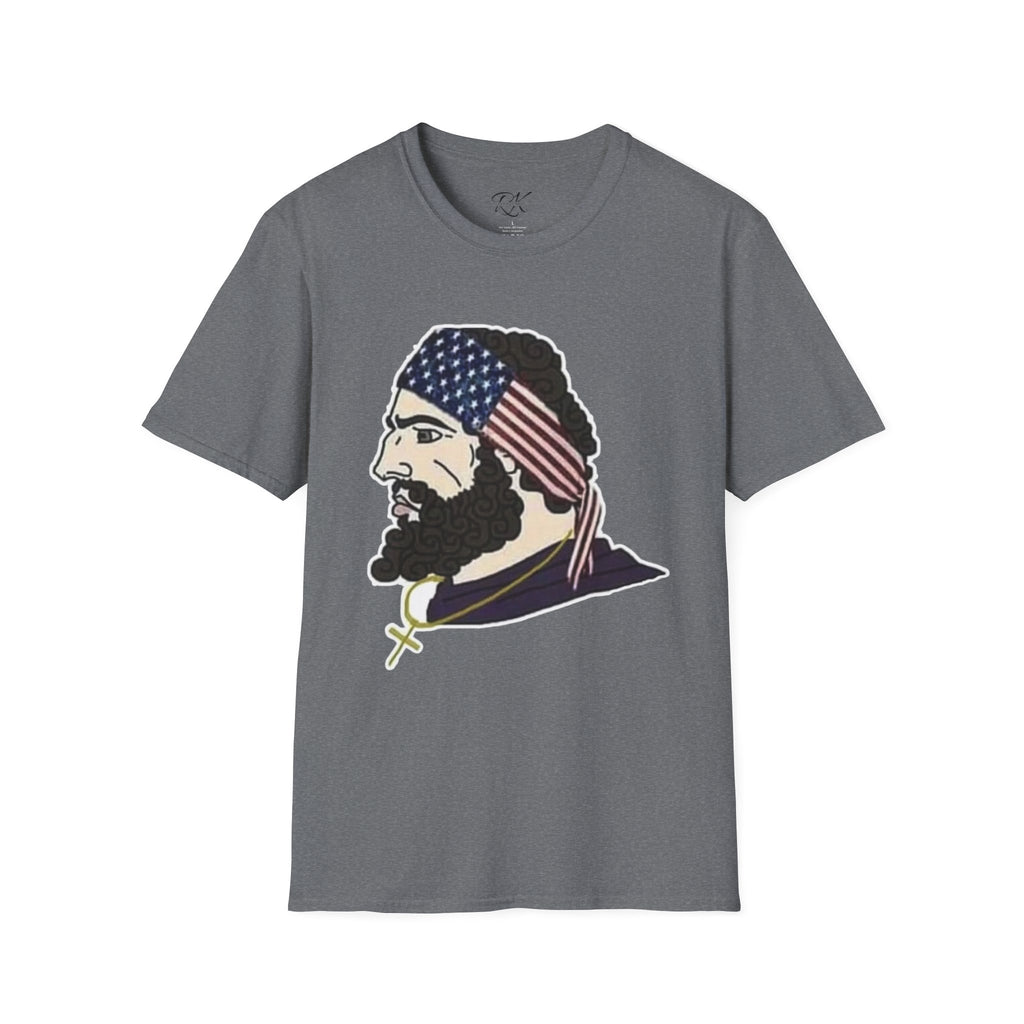 Patriotic Graphic T-Shirt, Unisex Softstyle Tee, Independence Day Gift, Freedom Apparel, Americana Clothing