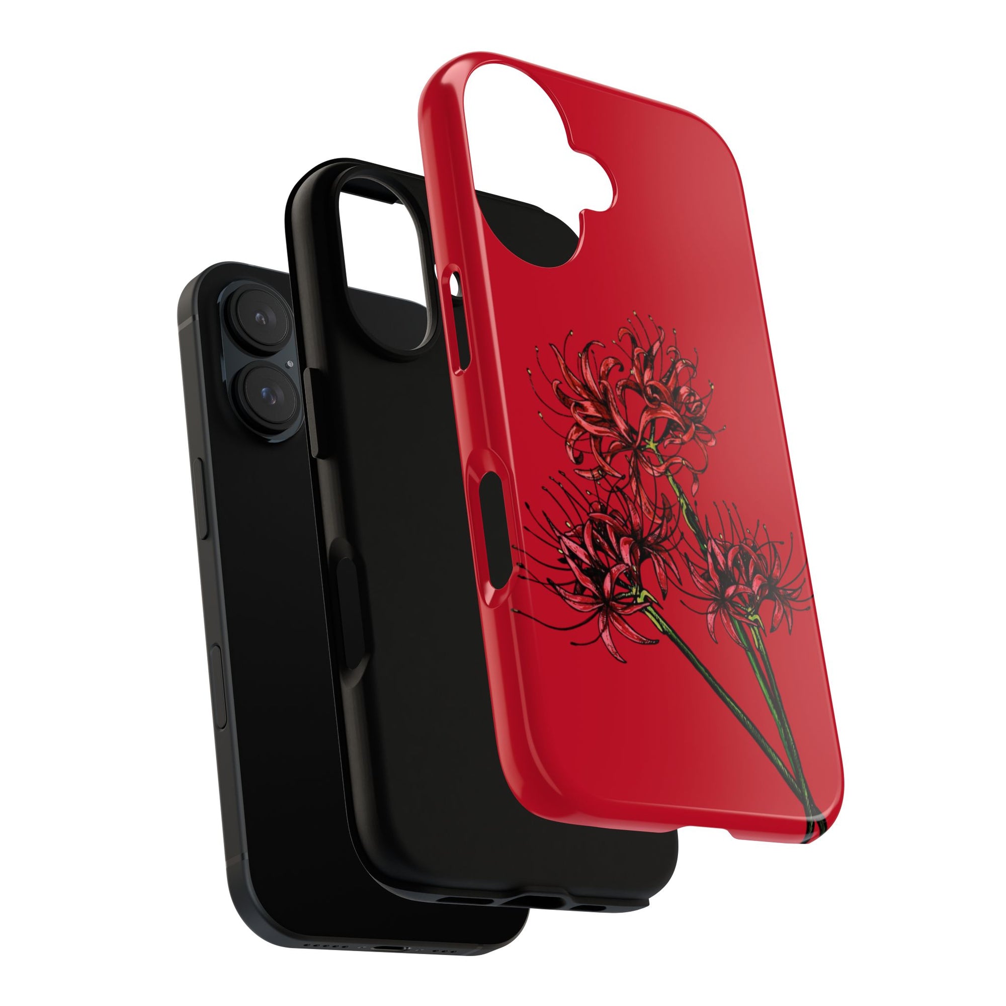 Floral Phone Case, Cute Durable Case for Plants Lovers, Stylish Tech Accessories, Gift for Her, Autumn Decor