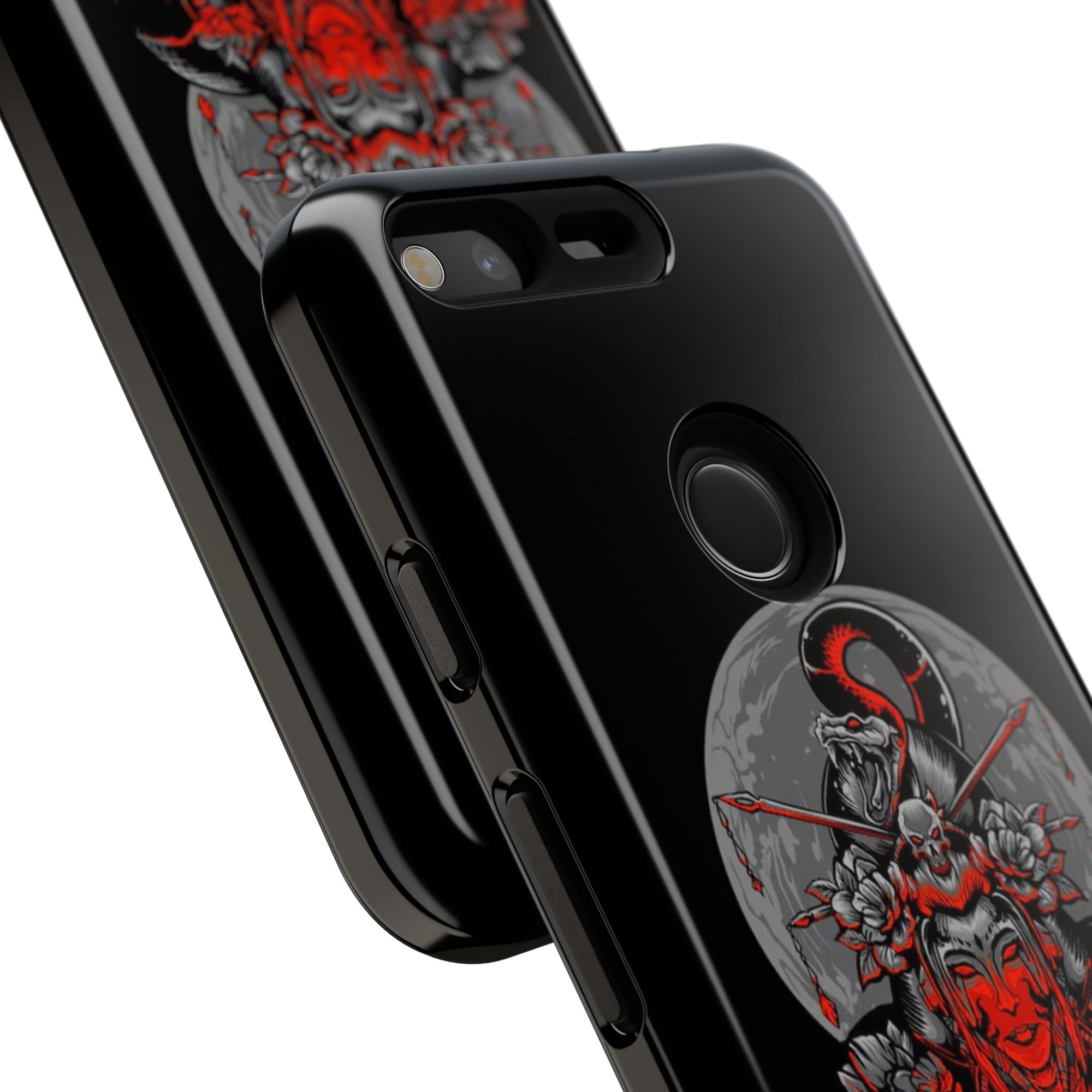Tough Cases for iPhone, Dragon & Warrior Design, Durable Phone Protection, Perfect Gift for Tech Lovers, Unique Gifting