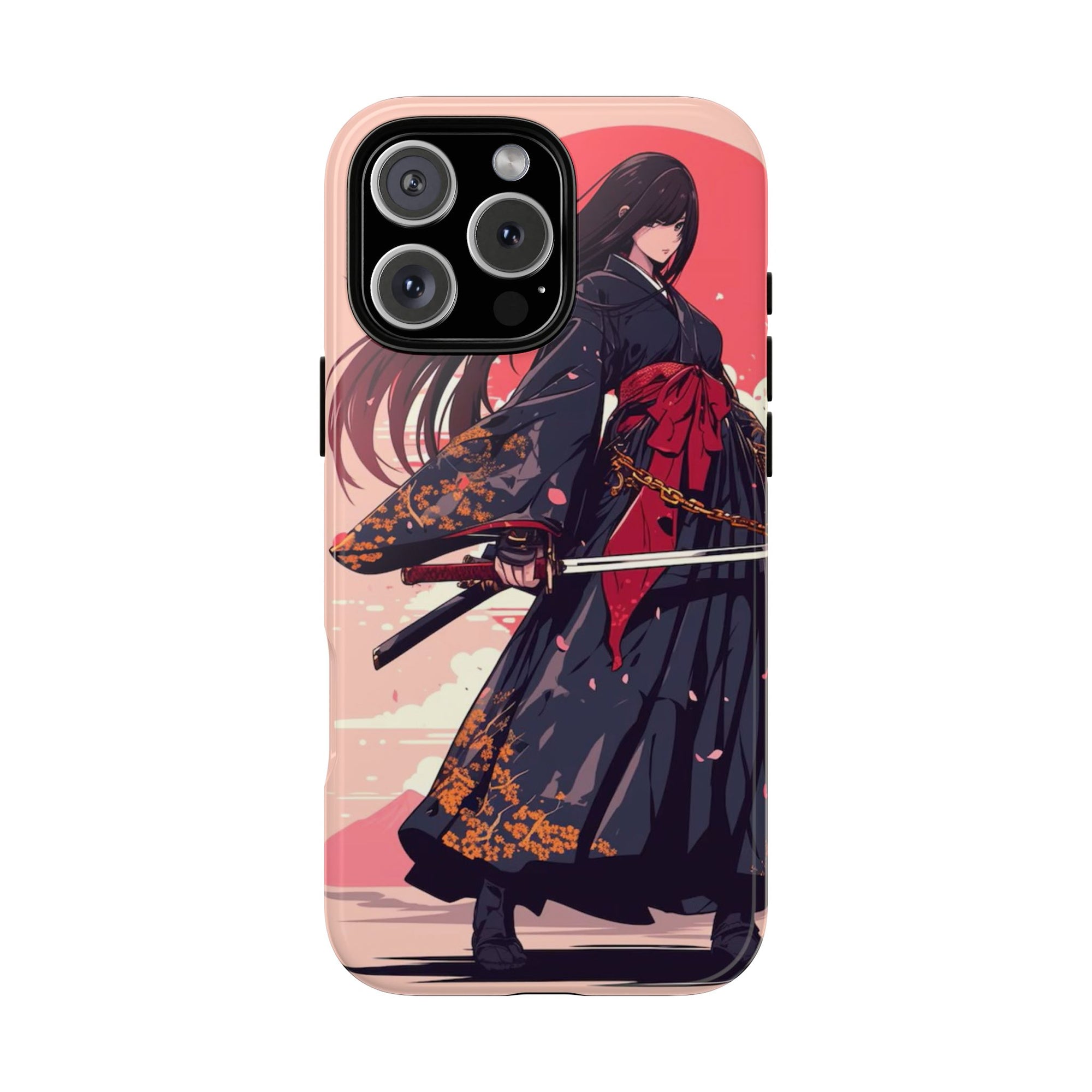 Stylish Phone Case with Warrior Design, Tough Phone Cover for Anime Lovers, Gift for Gamers, Cute Phone Accessories, Unique Tech Gifts