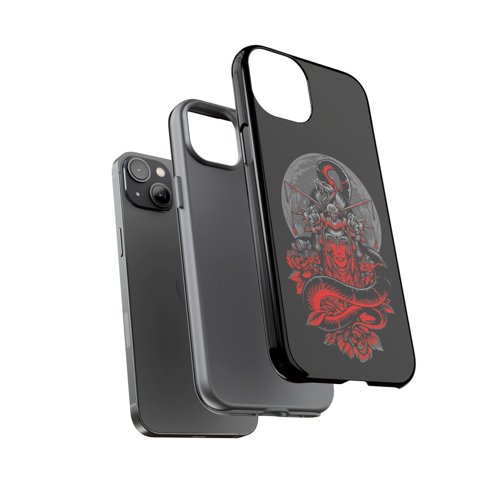 Tough Cases for iPhone, Dragon & Warrior Design, Durable Phone Protection, Perfect Gift for Tech Lovers, Unique Gifting