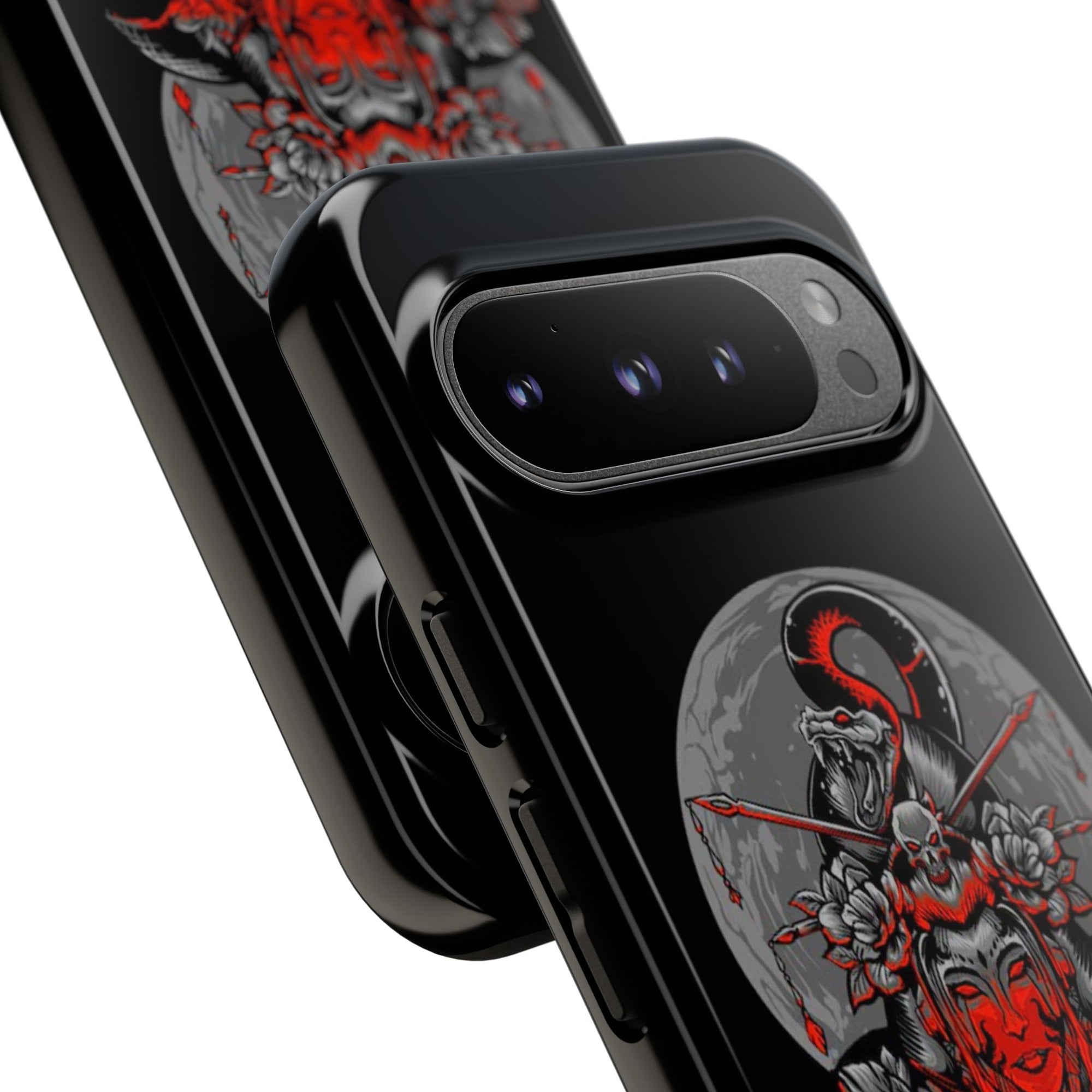 Tough Cases for iPhone, Dragon & Warrior Design, Durable Phone Protection, Perfect Gift for Tech Lovers, Unique Gifting