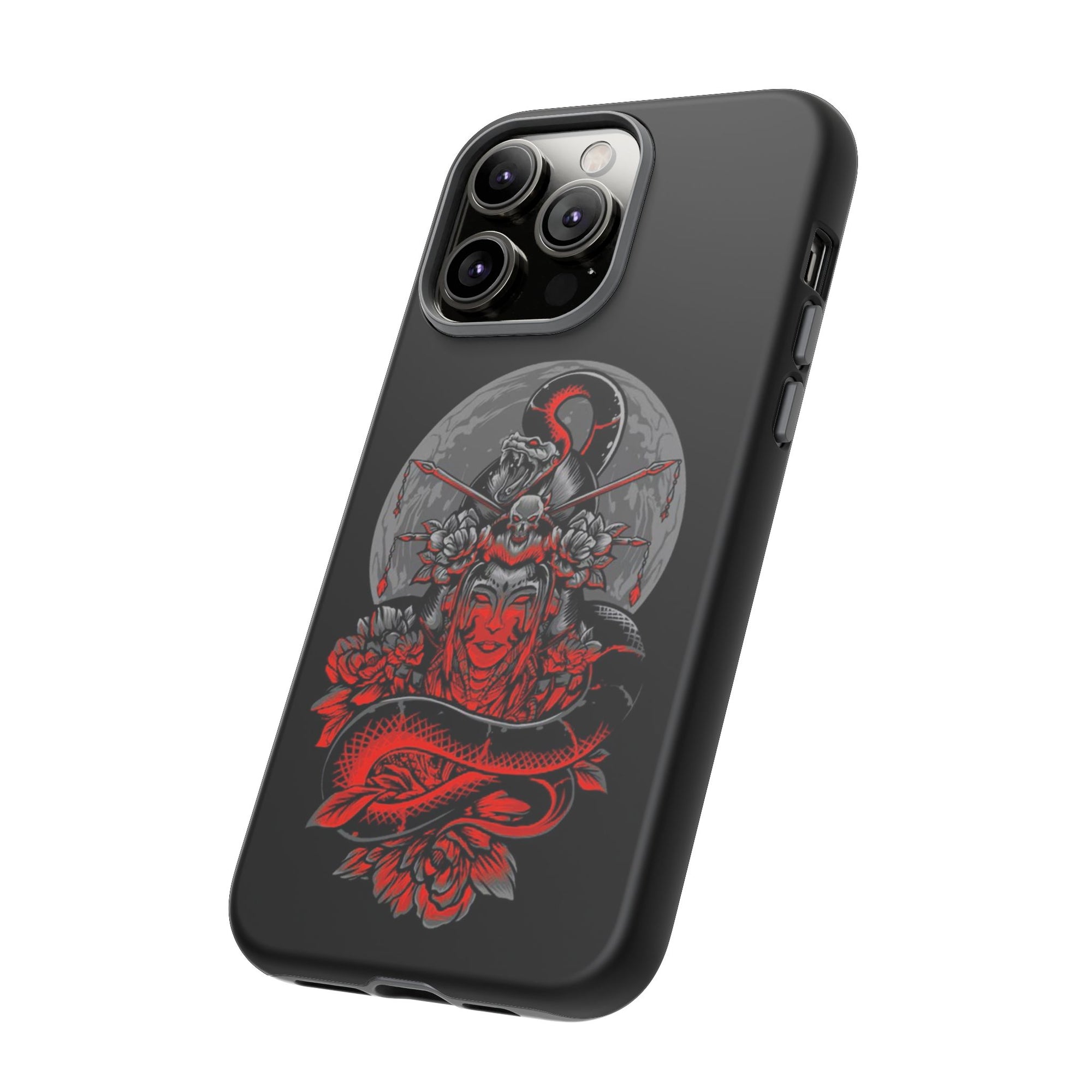 Tough Cases for iPhone, Dragon & Warrior Design, Durable Phone Protection, Perfect Gift for Tech Lovers, Unique Gifting
