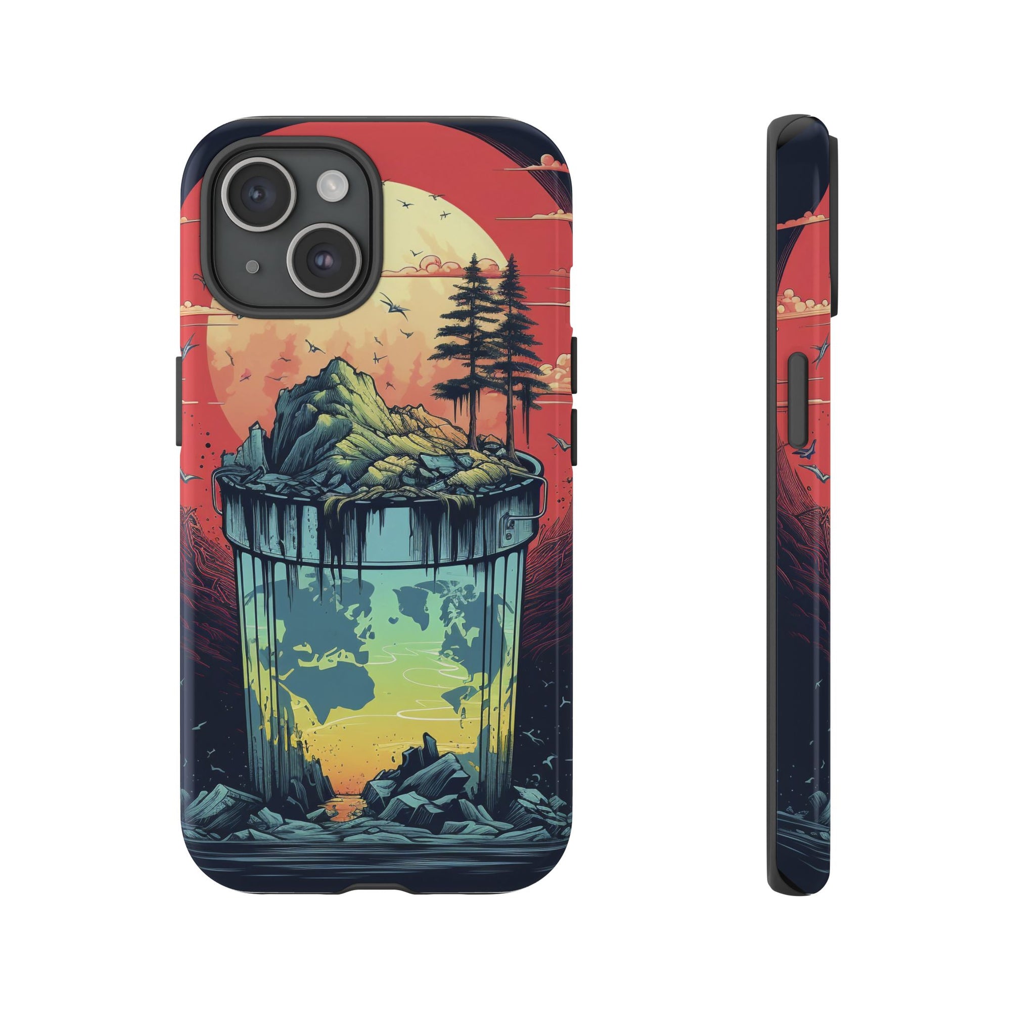Vibrant Nature-Themed Phone Case, Tough Cases for Adventurers, Eco-Friendly, Trendy Phone Accessory, Great Gift for Nature Lovers