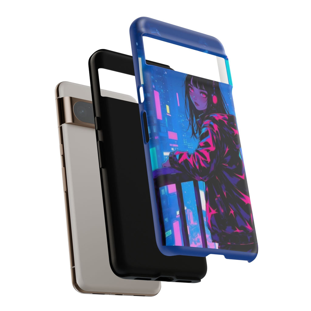 Futuristic Phone Case, Cyberpunk Aesthetic, Tough Phone Cover, Urban Style, Gift for Tech Lovers, Unique Phone Accessories, Streetwear [...]